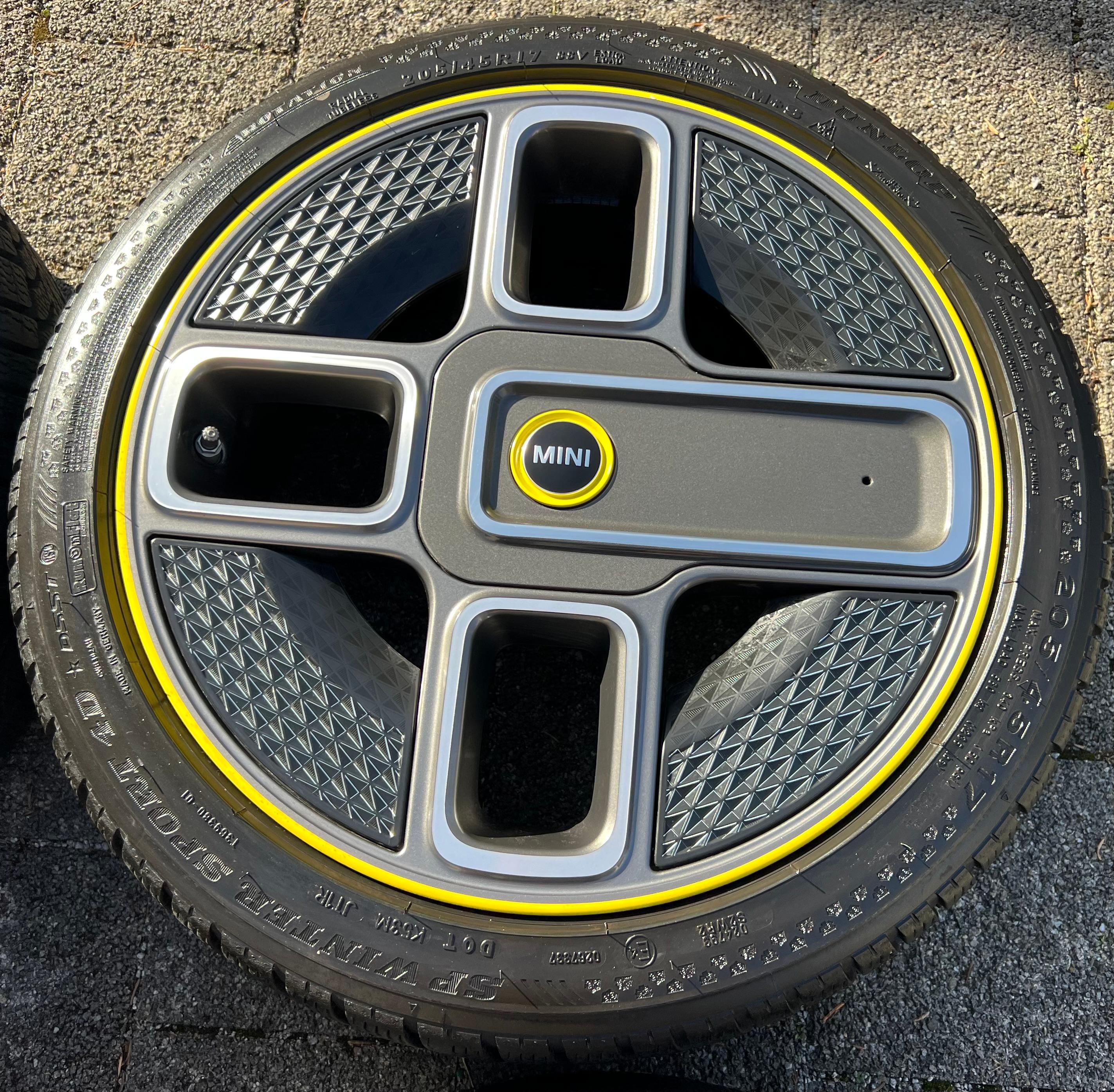 4 LLANTAS ORIGINALES DE INVIERNO DE ALUMINIO 17" MINI F55 F56 F57 ELECTRIC POWER SPOKE 737 6889171