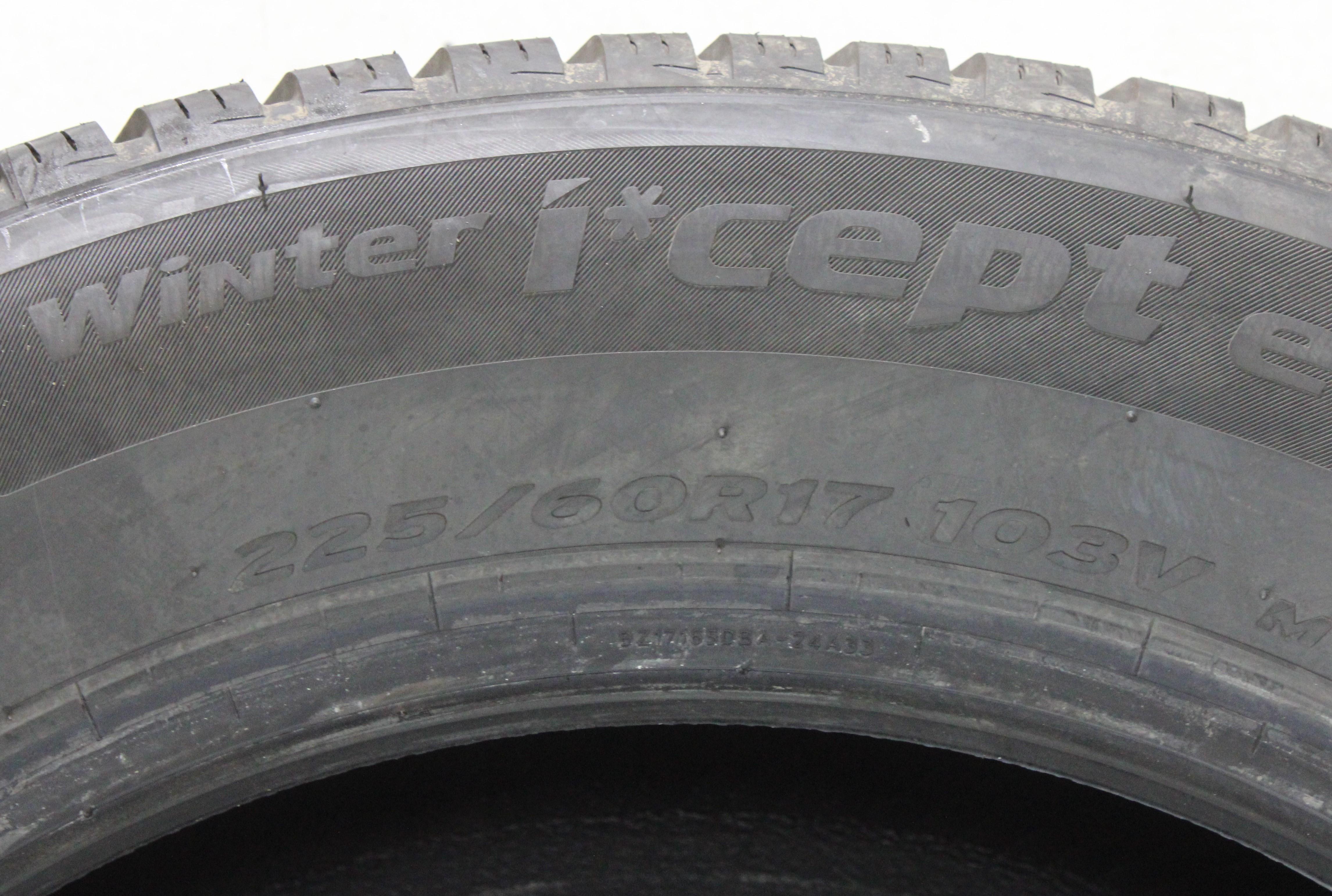 1 x 225/60R17 103V Winterreifen Hankook Winter I*Cept Evo 3 Volles Profil 2024