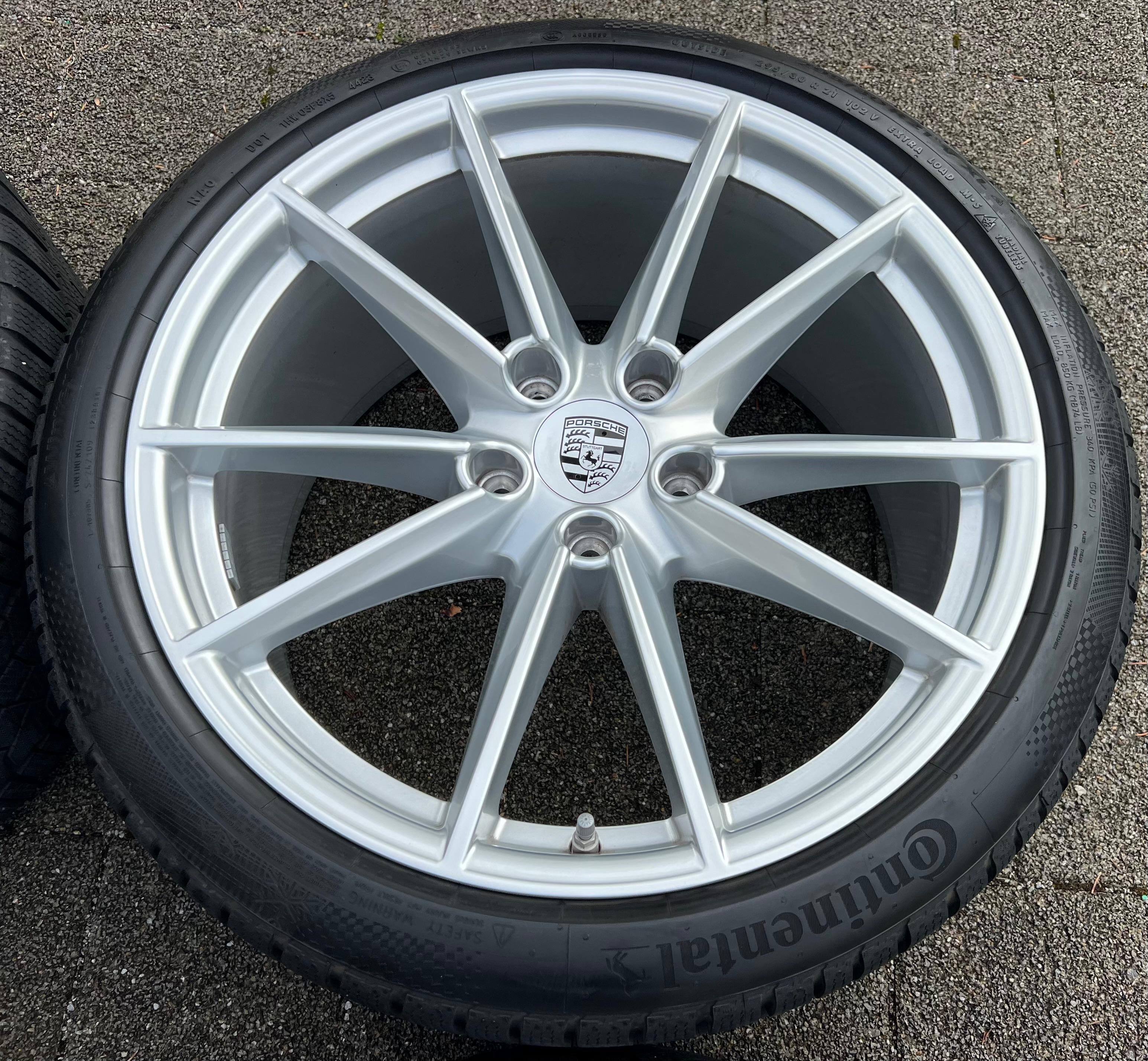 4 ORIGINELE 20" 21" ALUMINIUM WINTERWIELEN PORSCHE 911 992 992601025C 992601025D RDKS