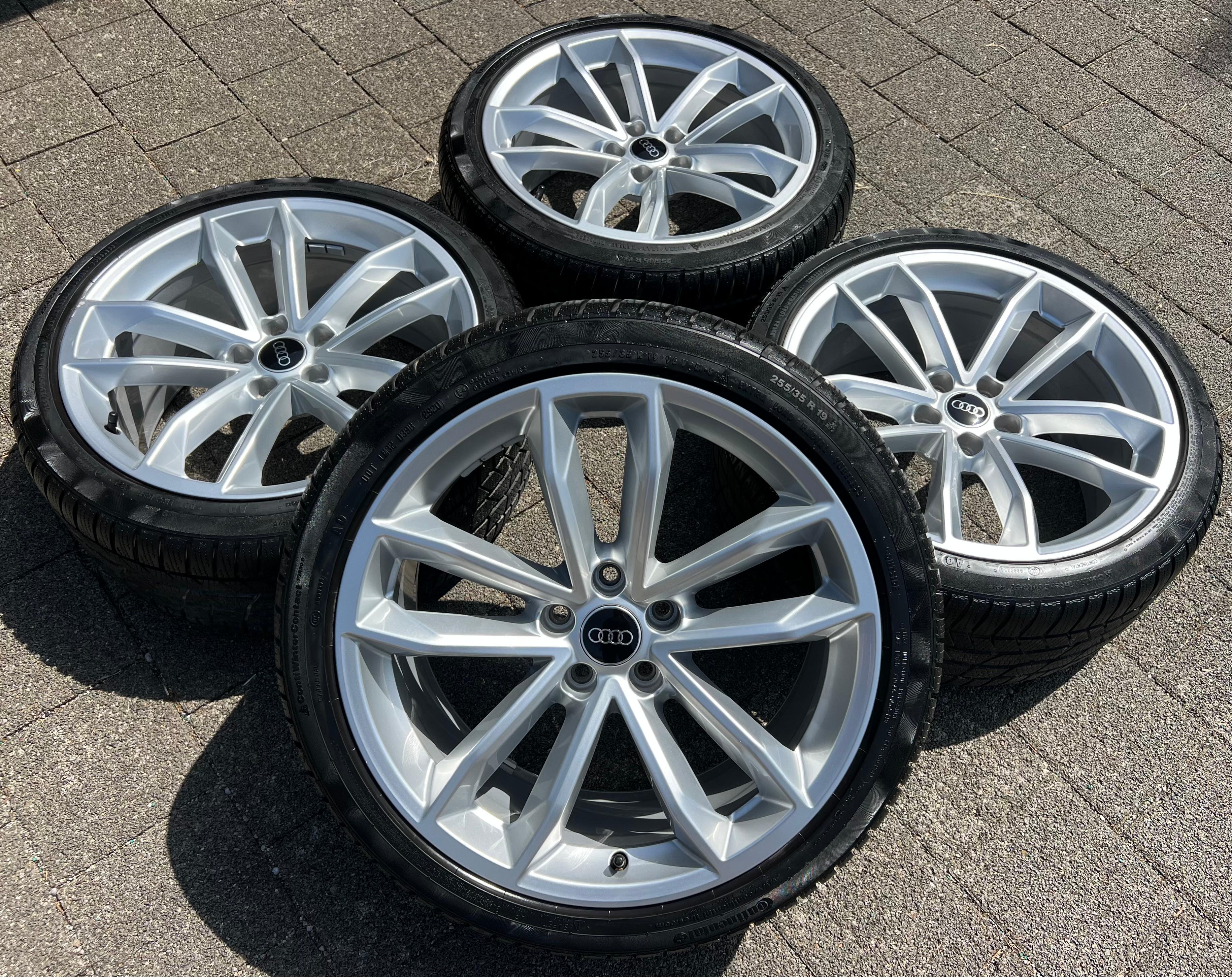 4 ORIGINAL 19" ALU WINTERRÄDER AUDI A5 S5 8W F53 F57 255/35R19 96V 8W0601025DG