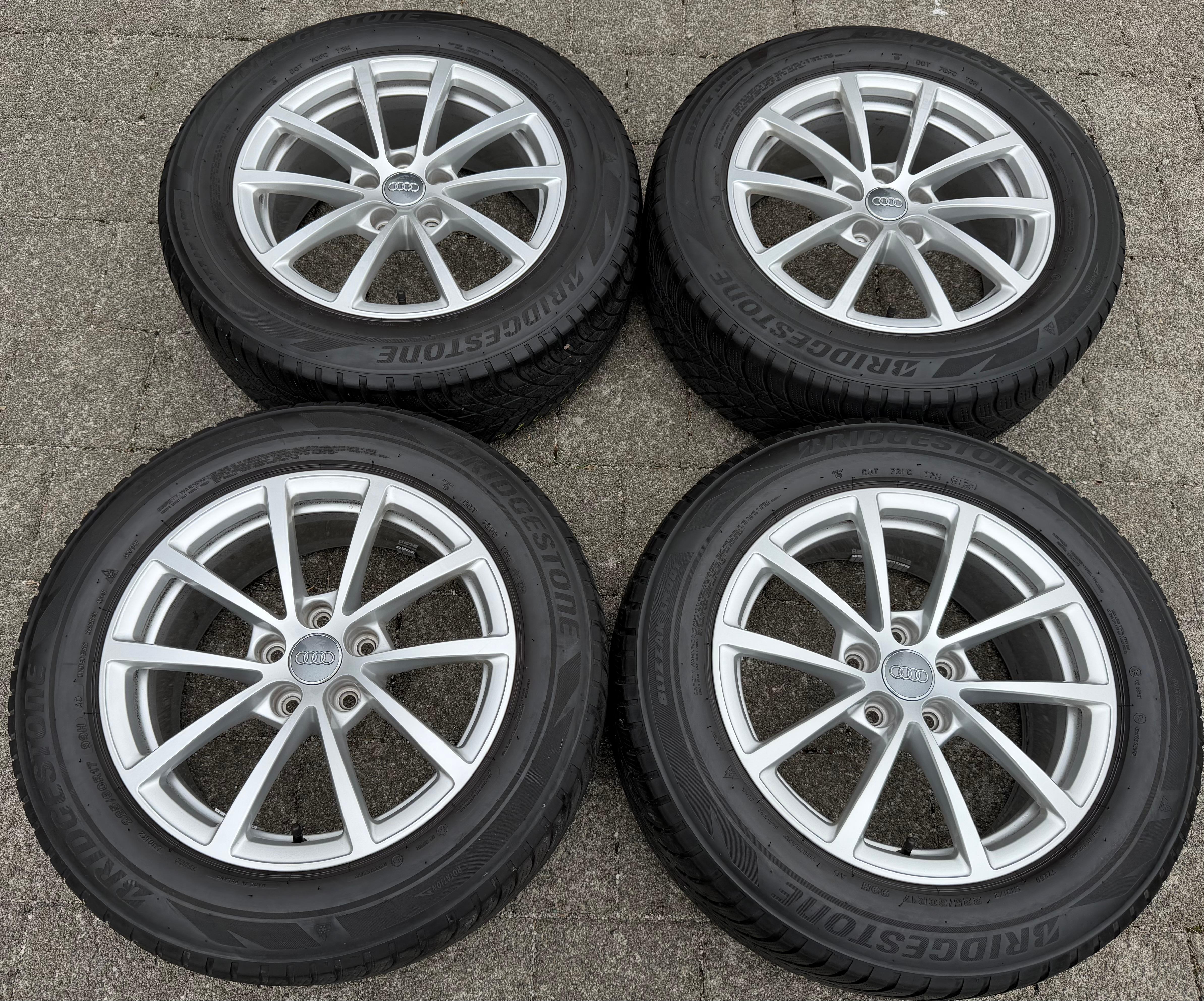 4 ORIGINAL 17" ALUFELGEN FELGEN AUDI A6 + AVANT 4K F2 C8 4K0601025 7,5x17 ET36