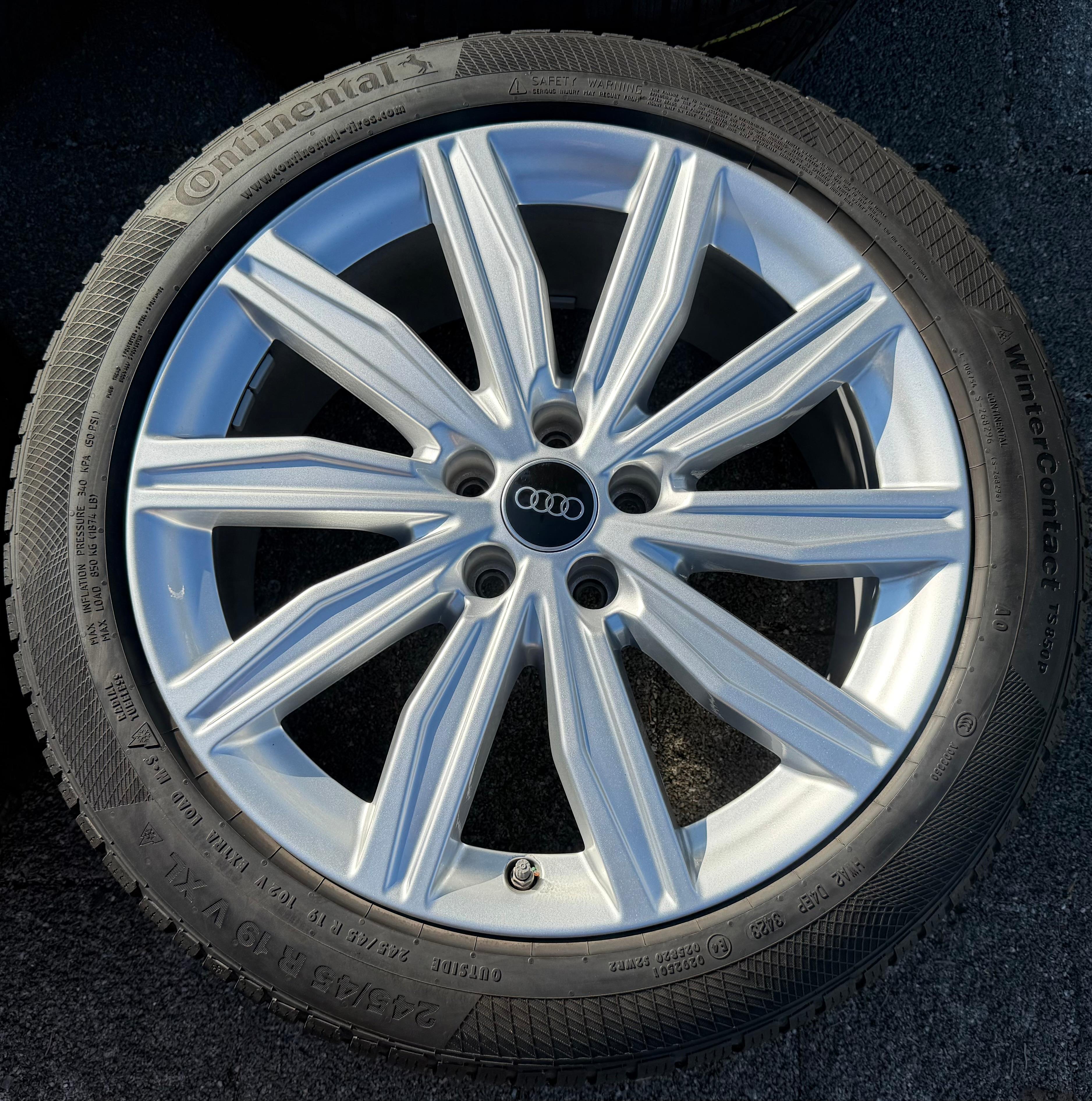 4 Original 19" Alu Winterräder Audi A6 S6 C8 4K F2 4K0601025DS 245/45R19 102V 2023 RDKS