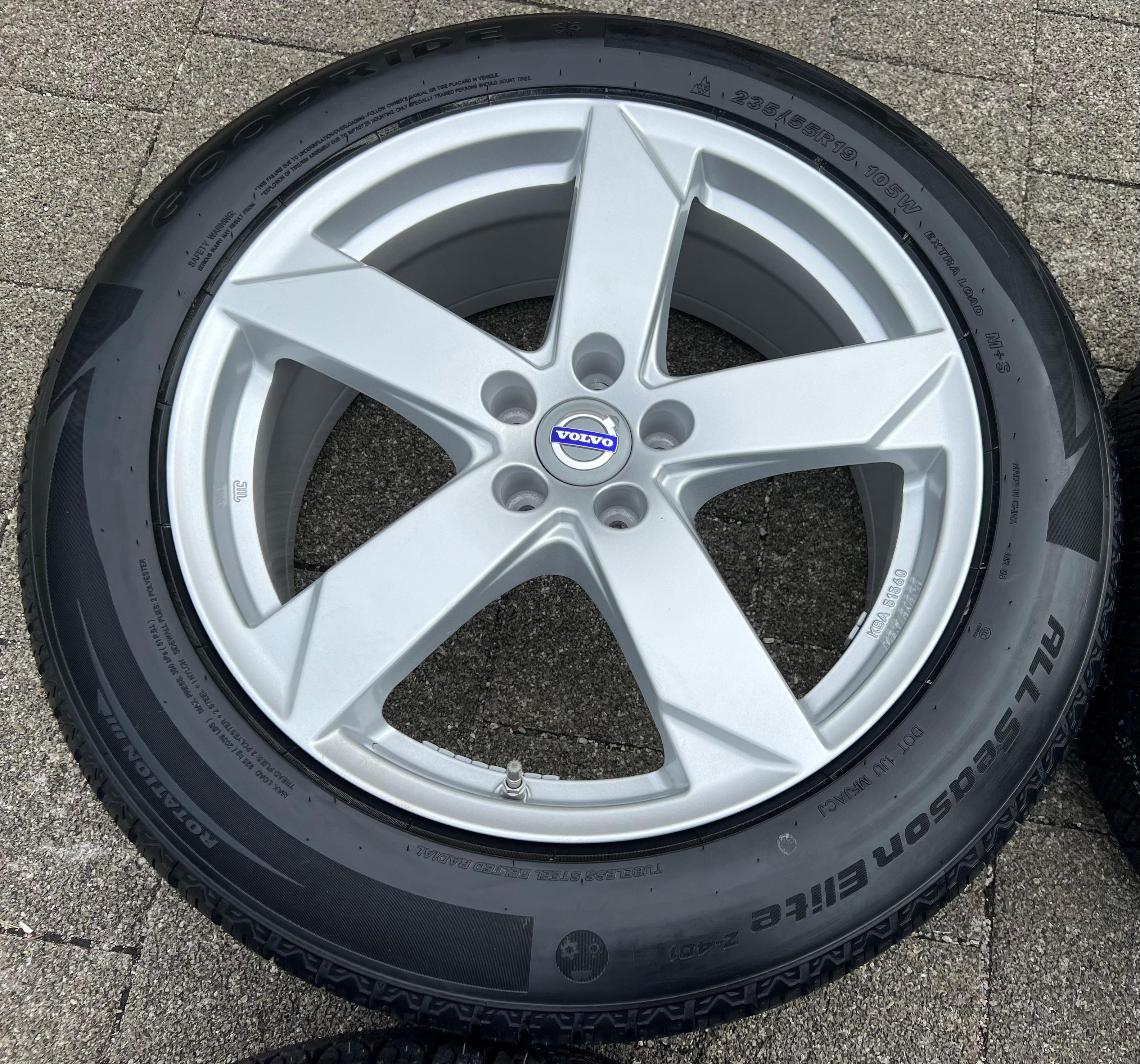 4 ALU 19" GANZJAHRESRÄDER LAND ROVER DISCOVERY EVQOUE FREELANDER VOLO XC60 XC90