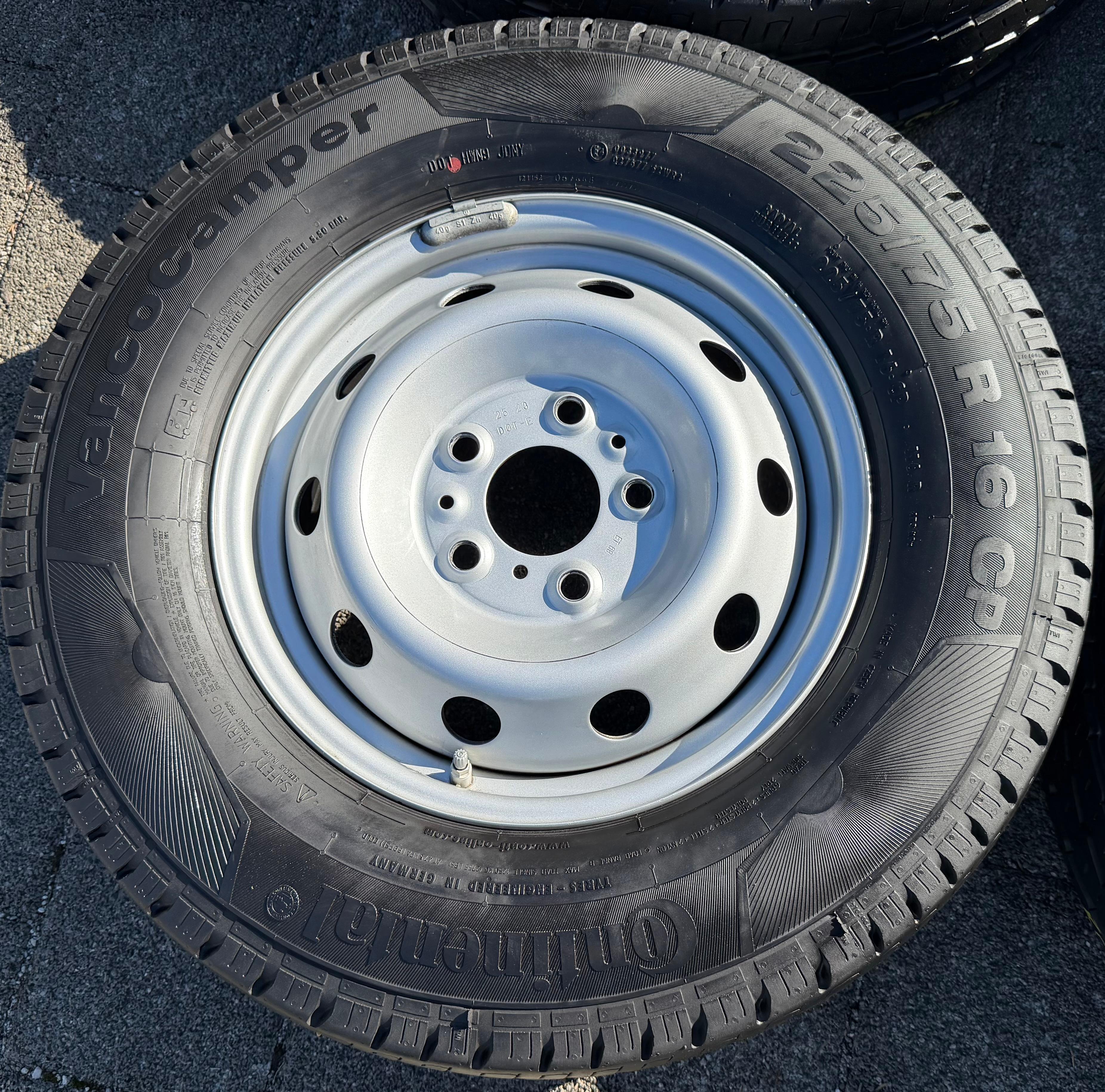 4 ruote estive Peugeot Boxer Fiat Ducato Maxi Citroen Jumper 225/75R16CP 116R RDKS