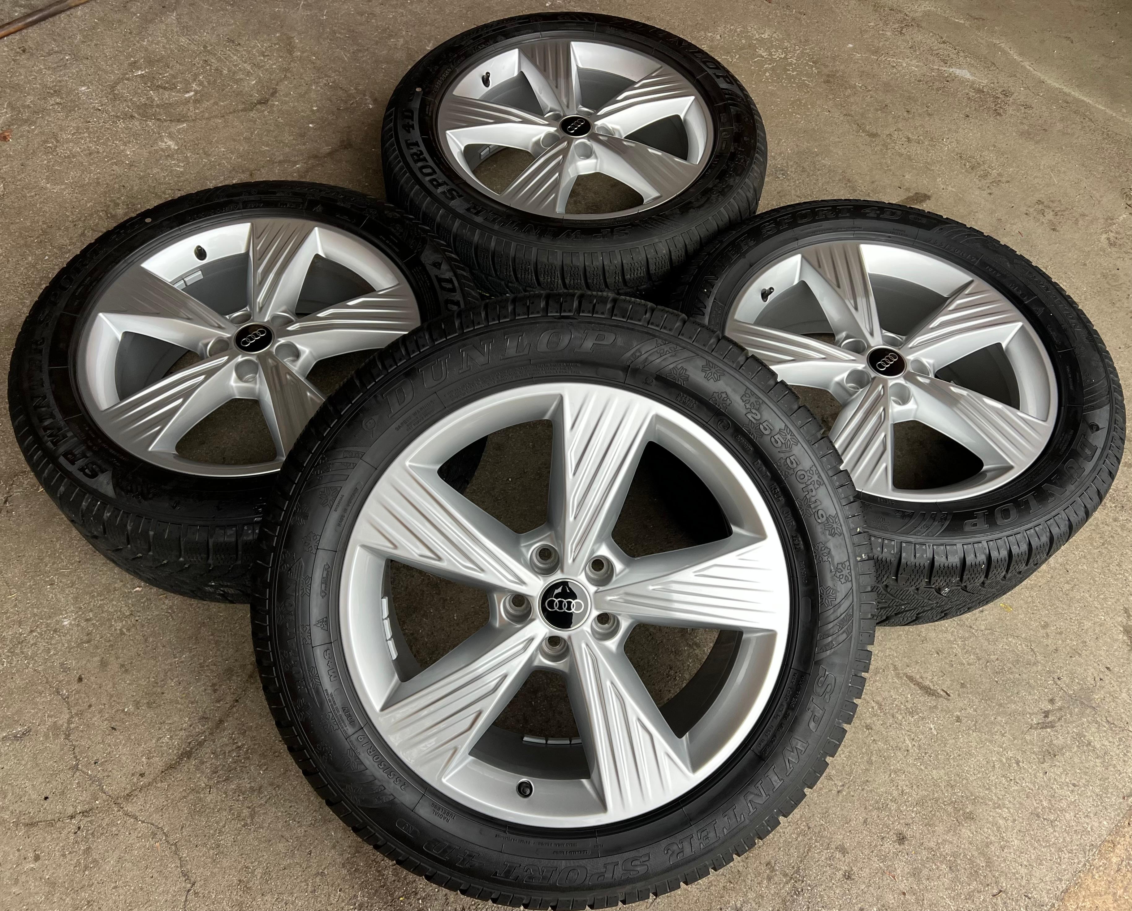 4 ORIGINAL 19" ALU WINTERRÄDER AUDI Q4 E-TRON 235/55R19 101V 255/50R19 103V TOP
