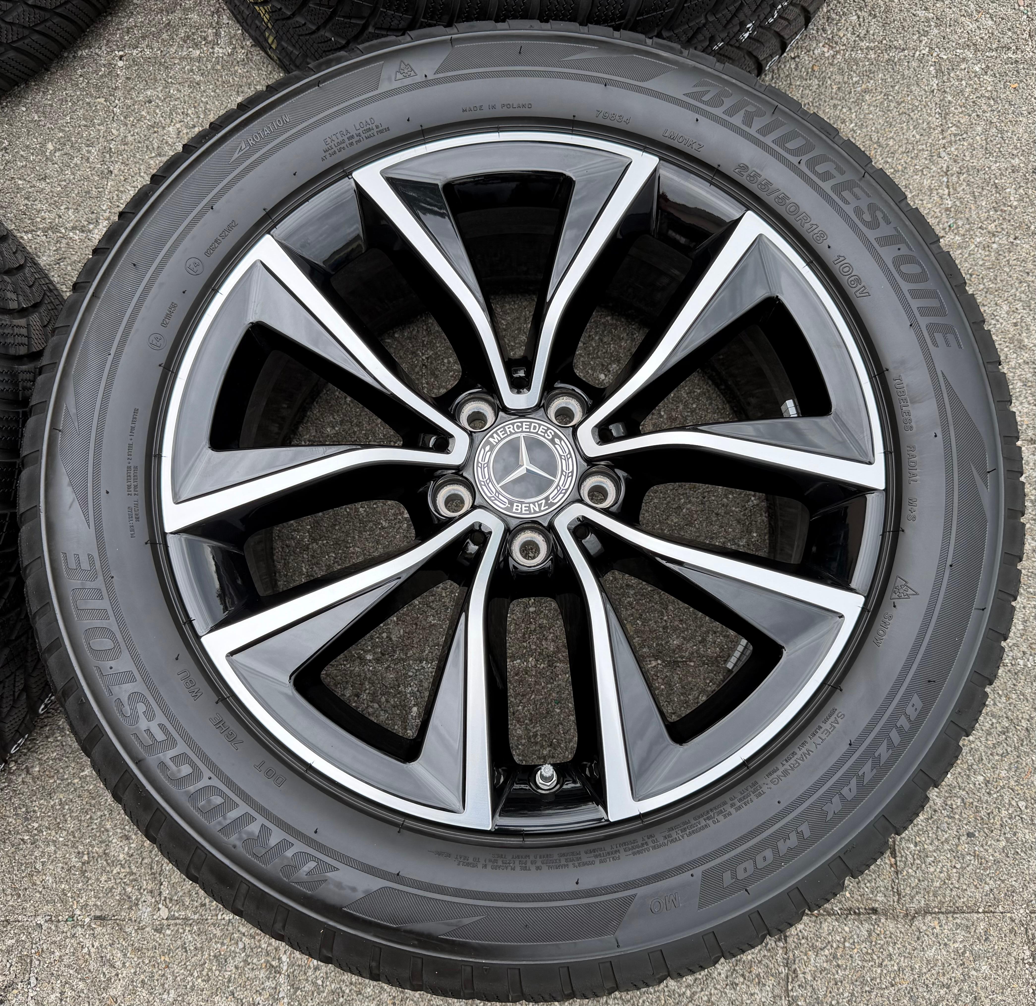 4 CERCHIONI IN ALLUMINIO ORIGINALI DA 18" PER MERCEDES CLASSE S V223 W223 A2234012900 255/50R18