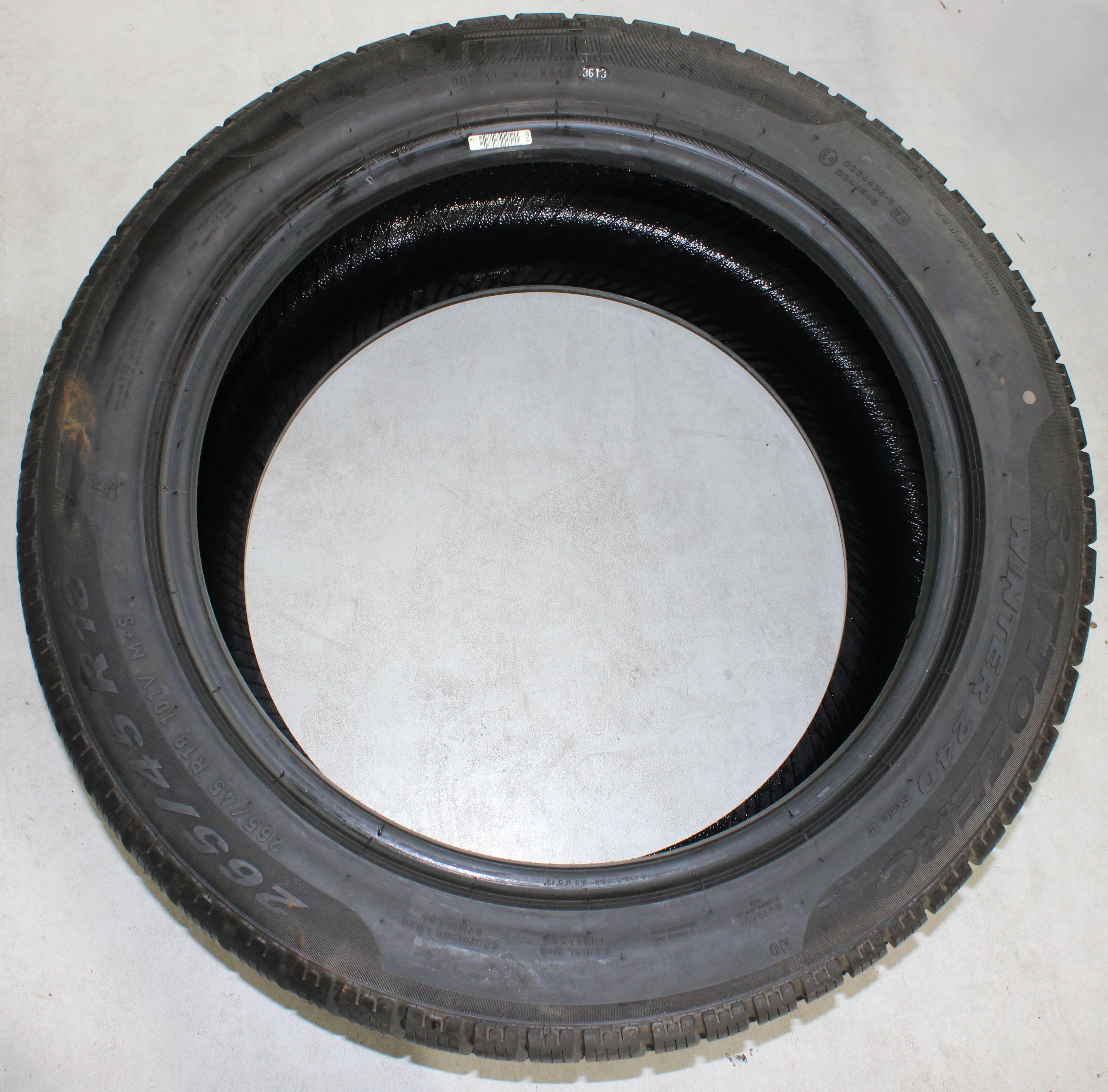 2 x 265/45R18 101V Winterreifen Pirelli Sottozero Winter 240 Serie 2 N0 6,5-7mm 2013