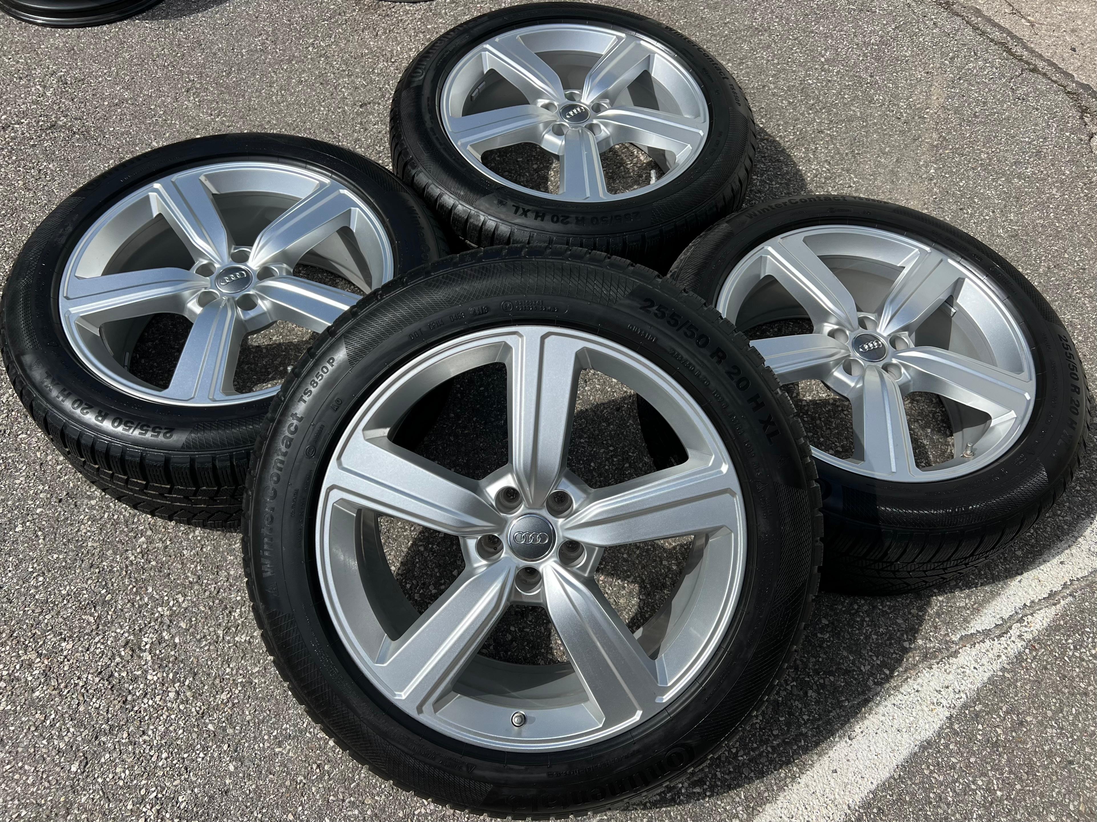 4 ORIGINAL 20" ALU WINTERRÄDER AUDI Q8 GE E-TRON 4KE601025S 255/50R20 109H RDKS FREIHAUS