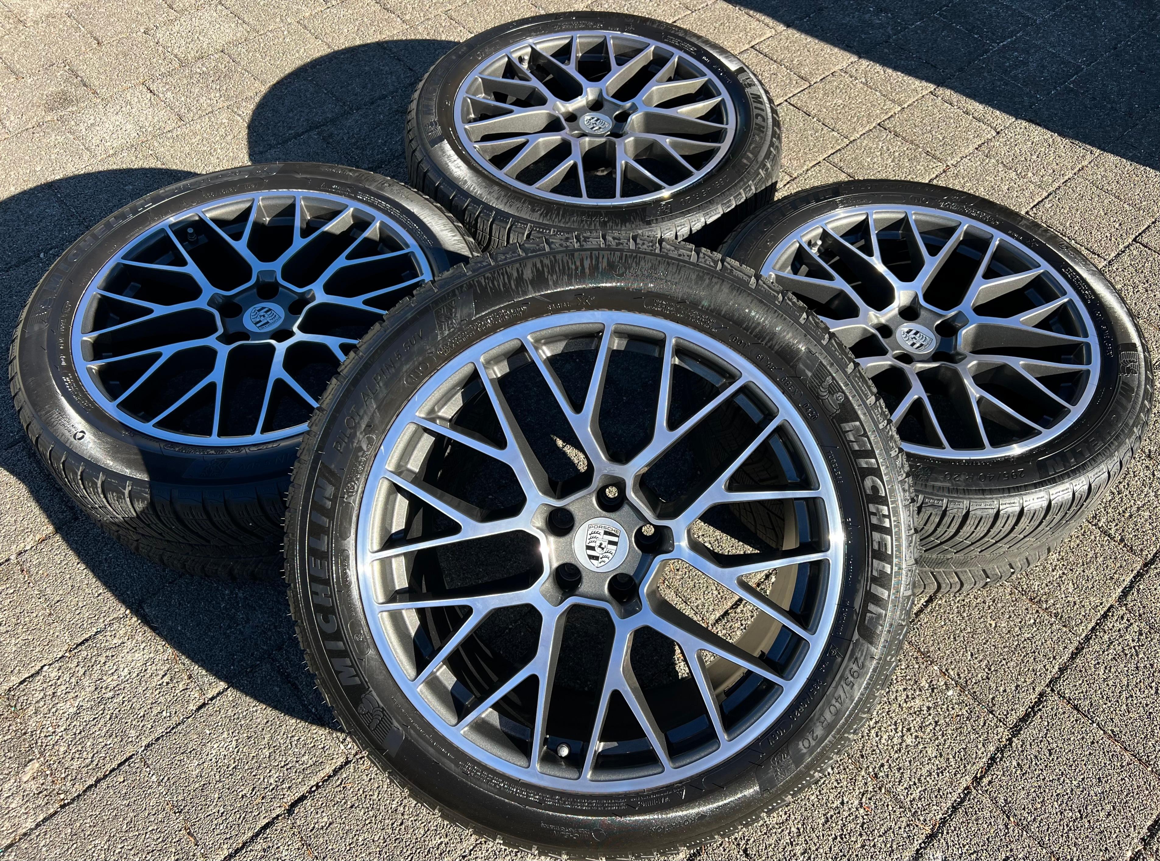 4 ORIGINAL 20" ALUFELGEN PORSCHE MACAN 95B601025DS 95B601025DT RDKS
