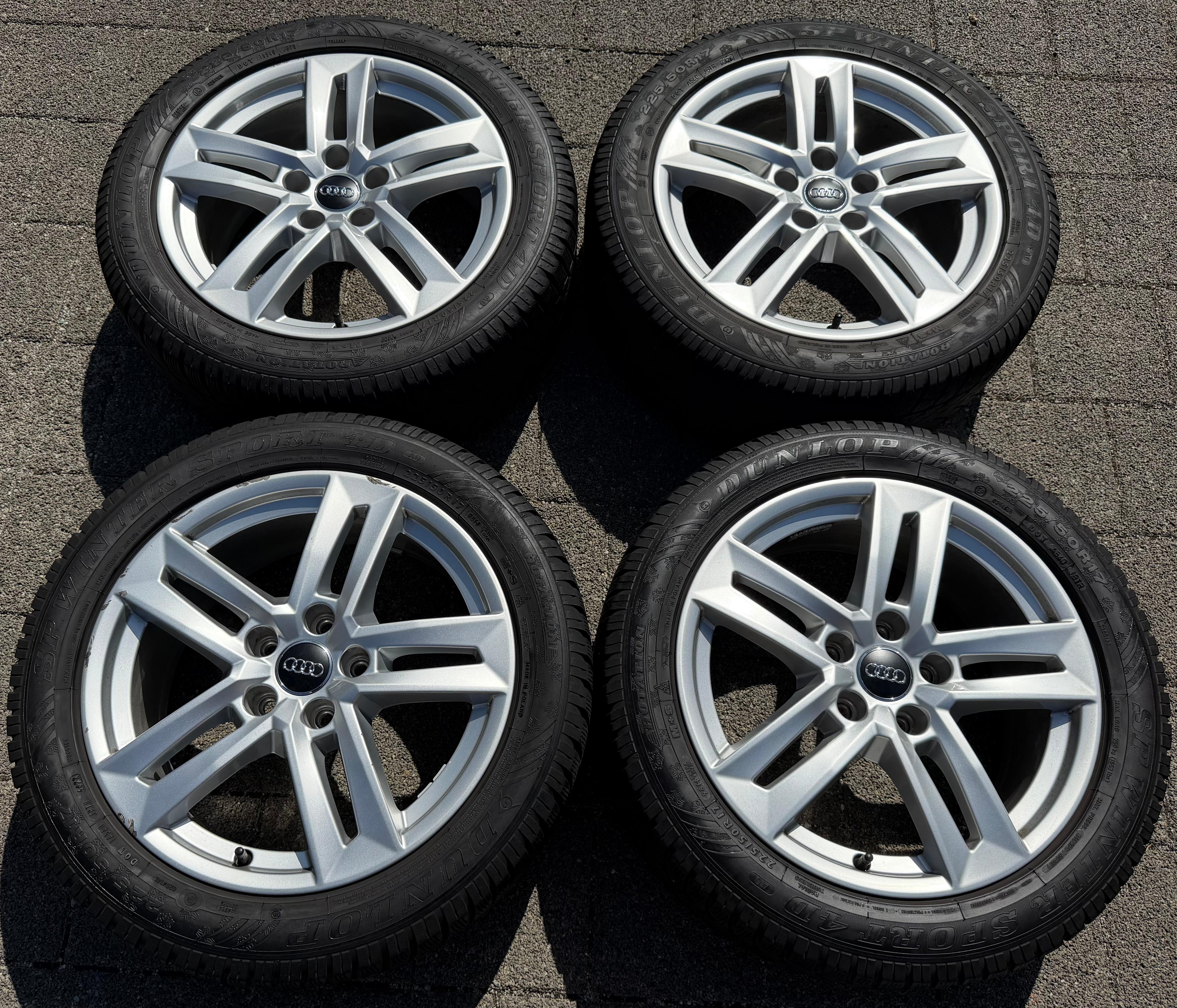 4 Original 17" Alufelgen Audi A4 8W B9 8W0601025P 7x17 ET42