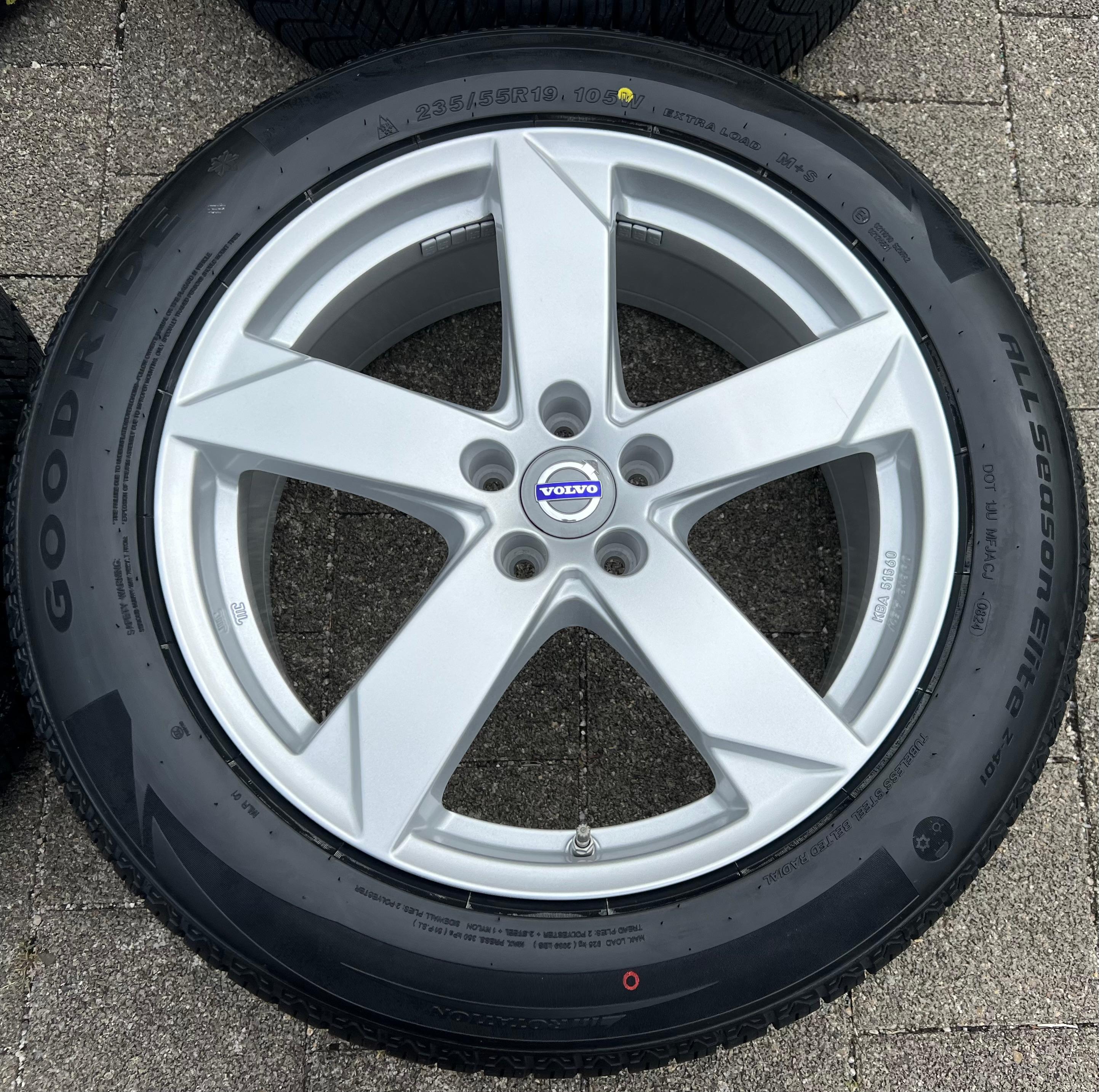 4 ALU 19" GANZJAHRESRÄDER LAND ROVER DISCOVERY EVQOUE FREELANDER VOLO XC60 XC90