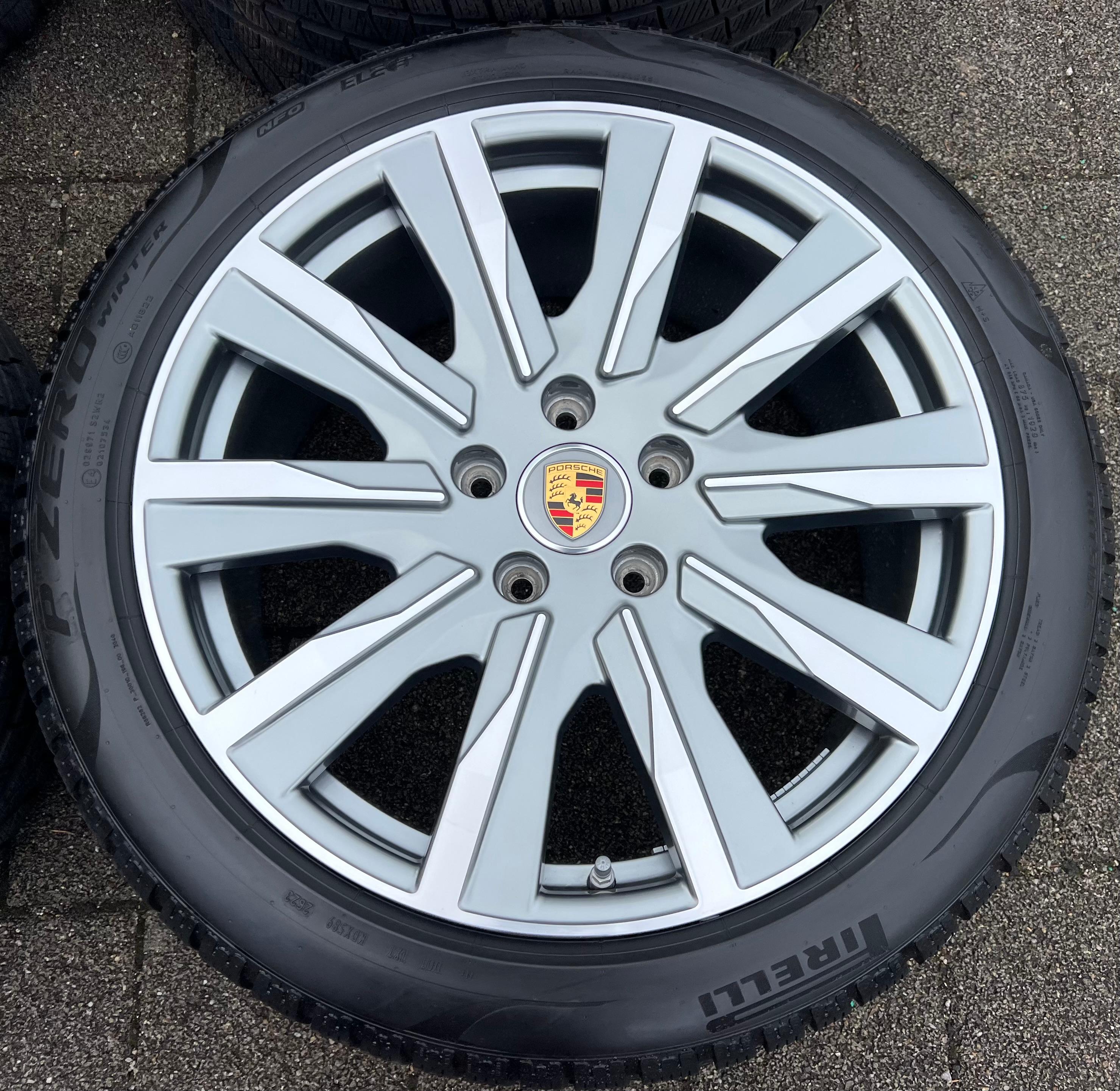 4 ORIGINELE 20" ALUMINIUM WINTERWIELEN PORSCHE TAYCAN TEQUIPMENT RDKS GRATIS VERZENDING