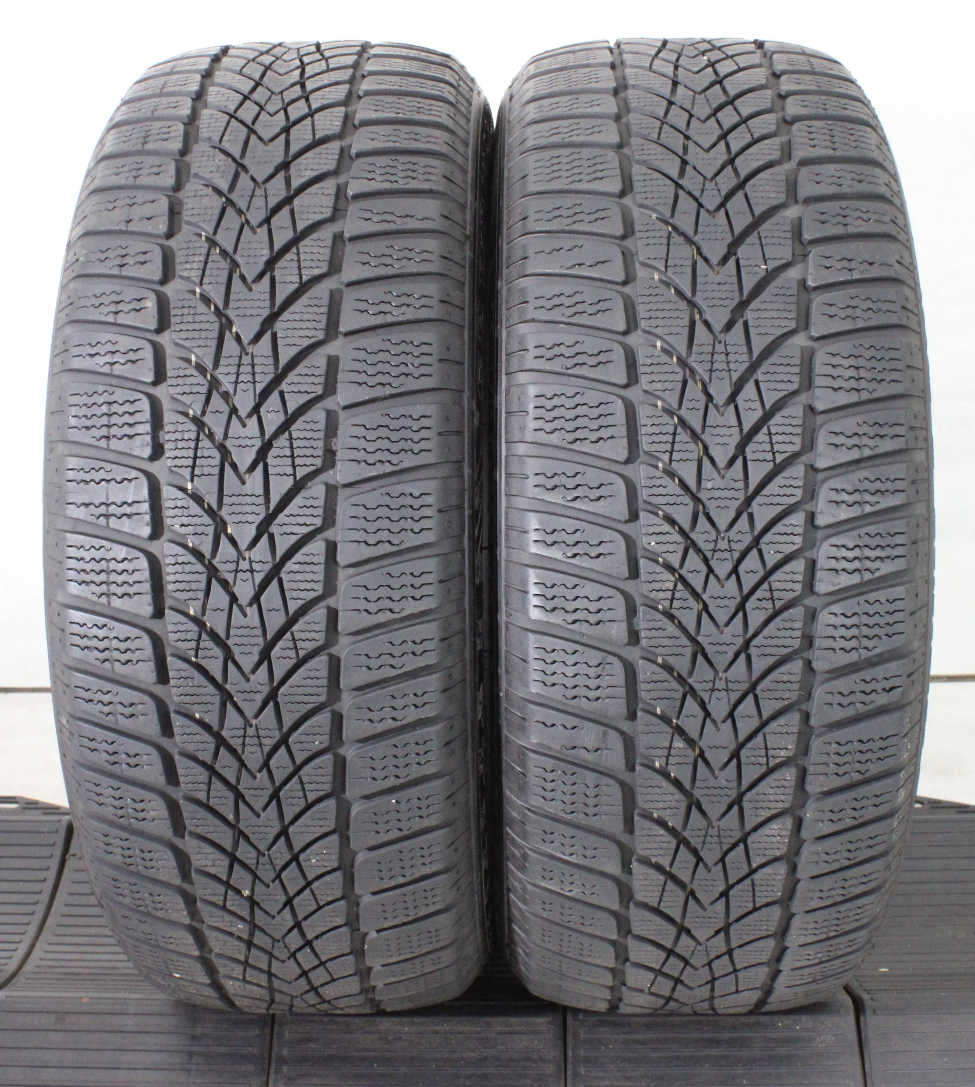 2 x 225/50R17 94H Winterreifen Dunlop SP Winter Sport 4D DSST* Runflat 5-5,5mm 2021