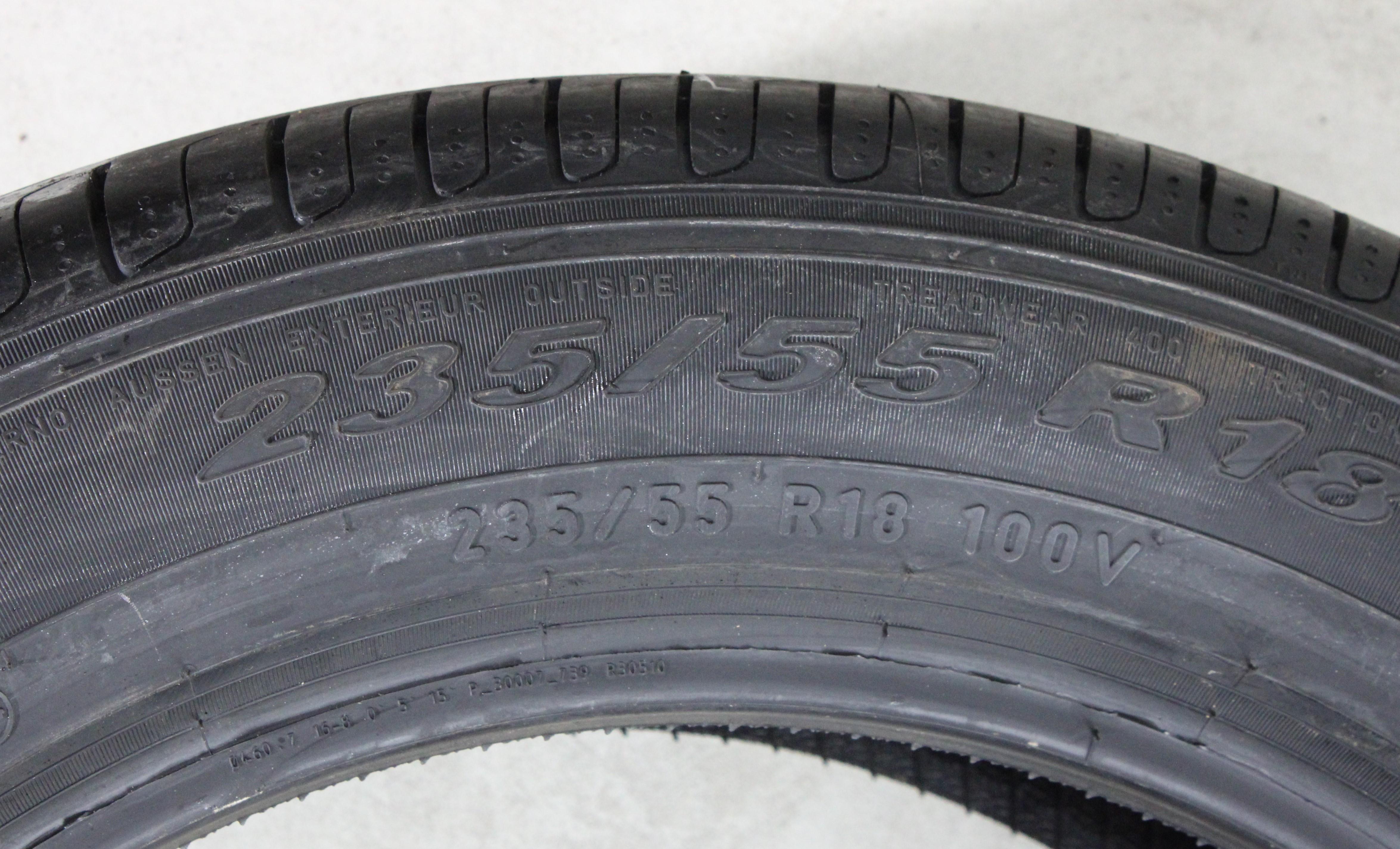 4 x 235/55R18 100V neumáticos de verano Pirelli Scorpion Verde con dibujo completo de 2020