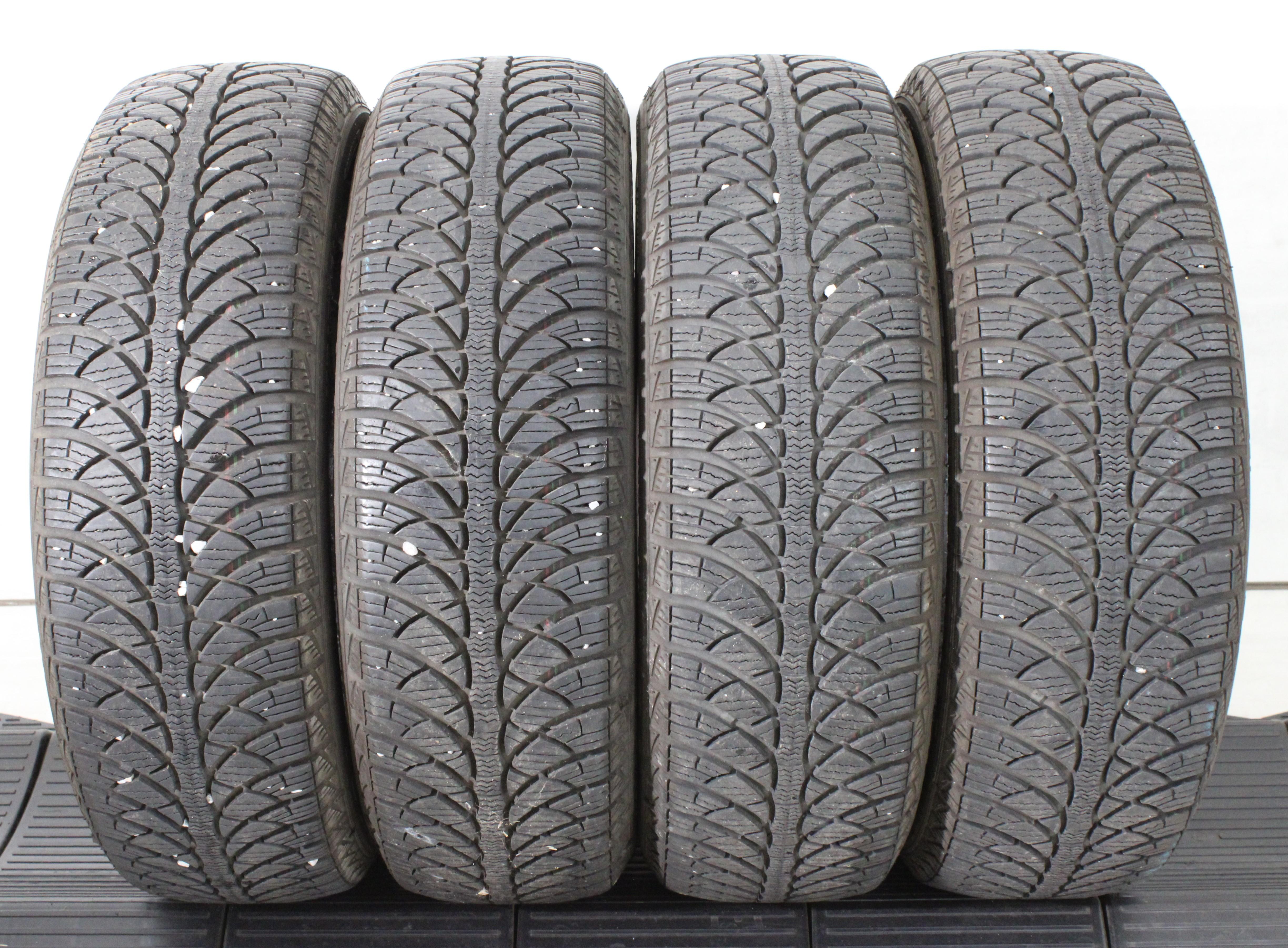 4 x 165/60R15 77T Winterreifen Fulda Kristall Montero 3 2x5mm/2x6-6,5mm 2016