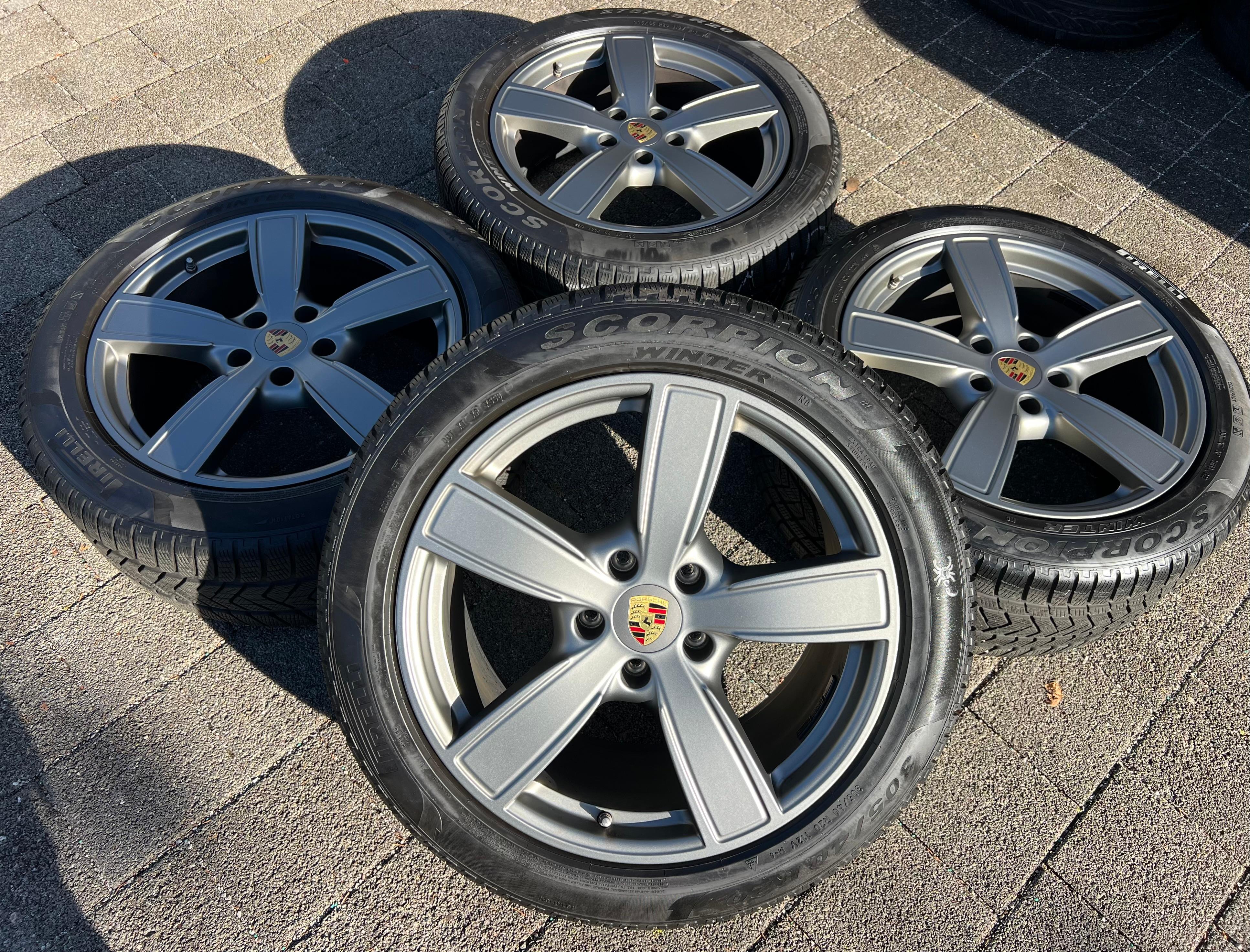 4 ORIGINAL 20" ALU WINTERRÄDER PORSCHE CAYENNE 9YA 9Y0601025BP 9Y0601025BQ  RDKS