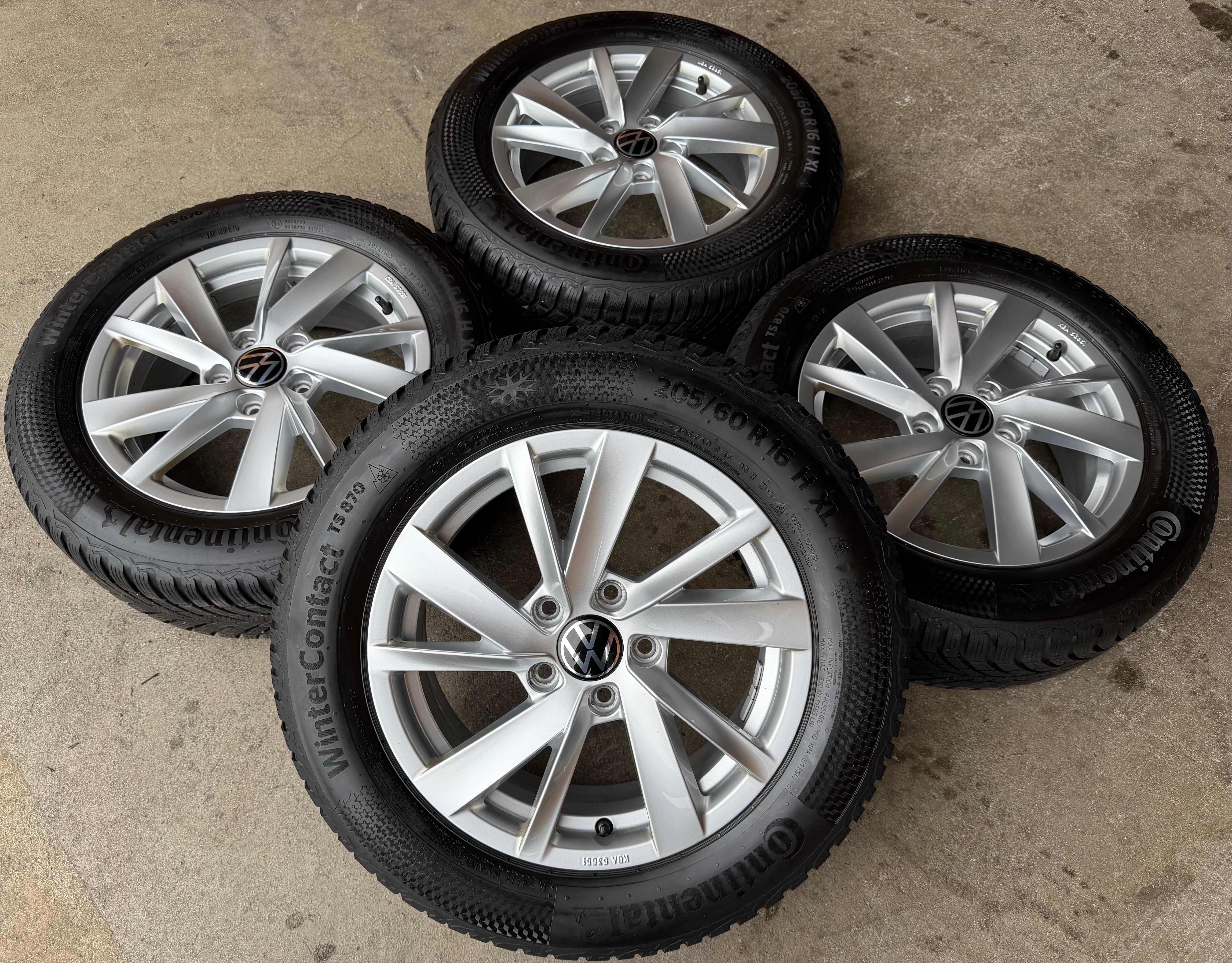 4 ORIGINAL 16" ALU WINTERRÄDER VW T-ROC A11 2GA071496B 205/60R16 96H 2024