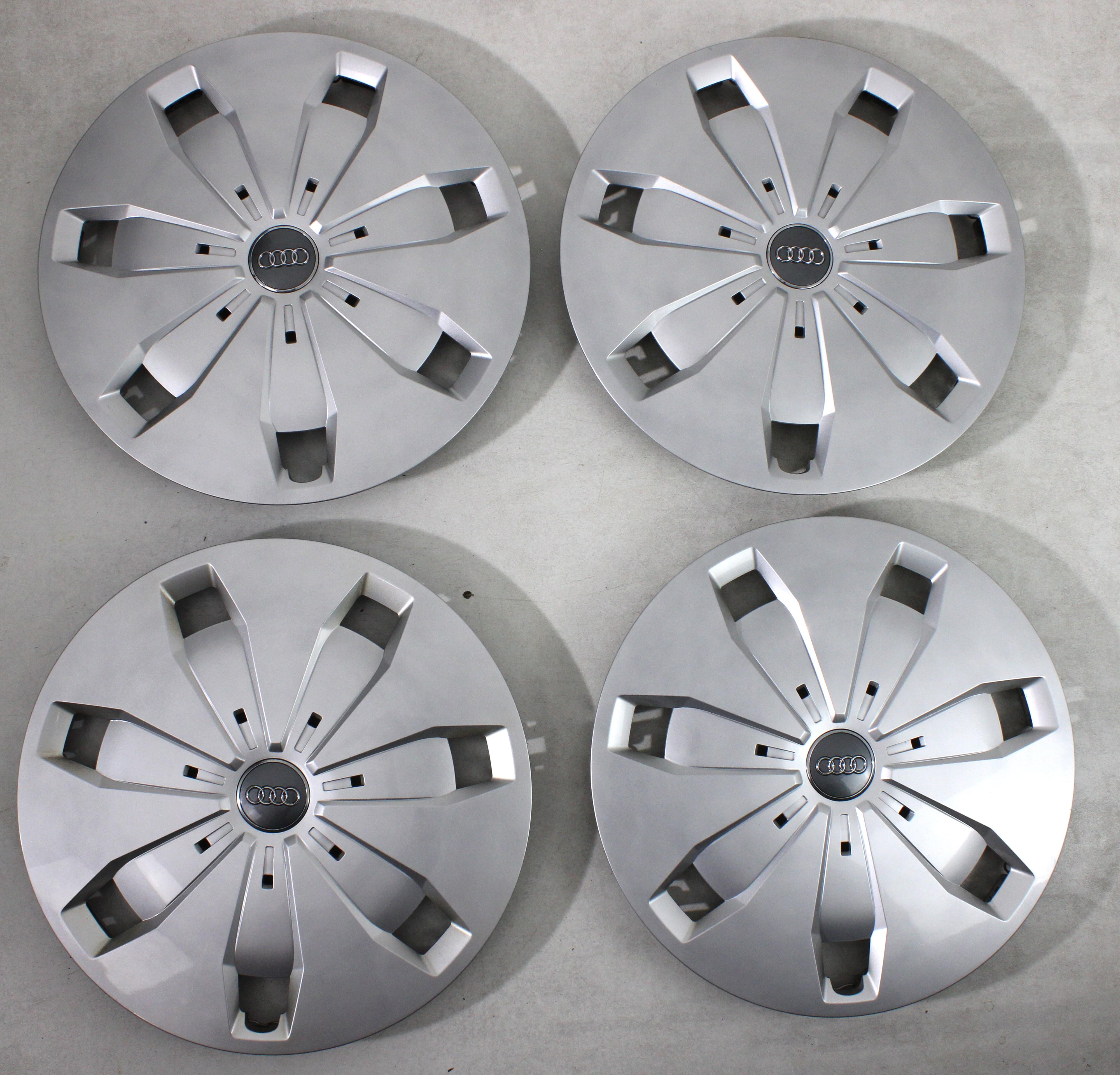 4x Tapacubos originales de 16" para Audi A3 A4 Q2 81A601147, embellecedores de rueda de 16"