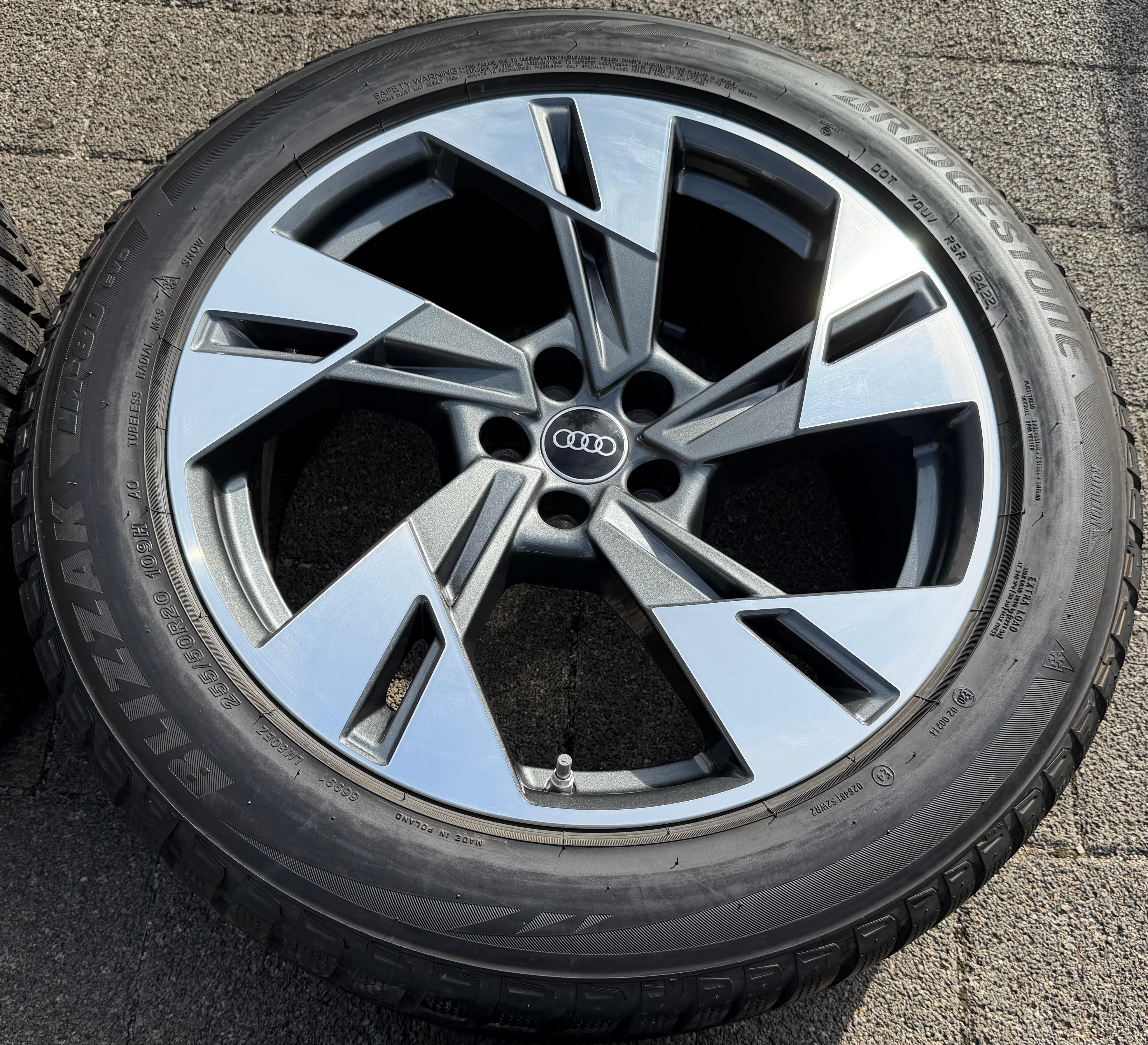 4 ORIGINAL 20" ALU WINTERRÄDER AUDI E-TRON Q8 ETRON 4KE601025T 255/50R20 109H