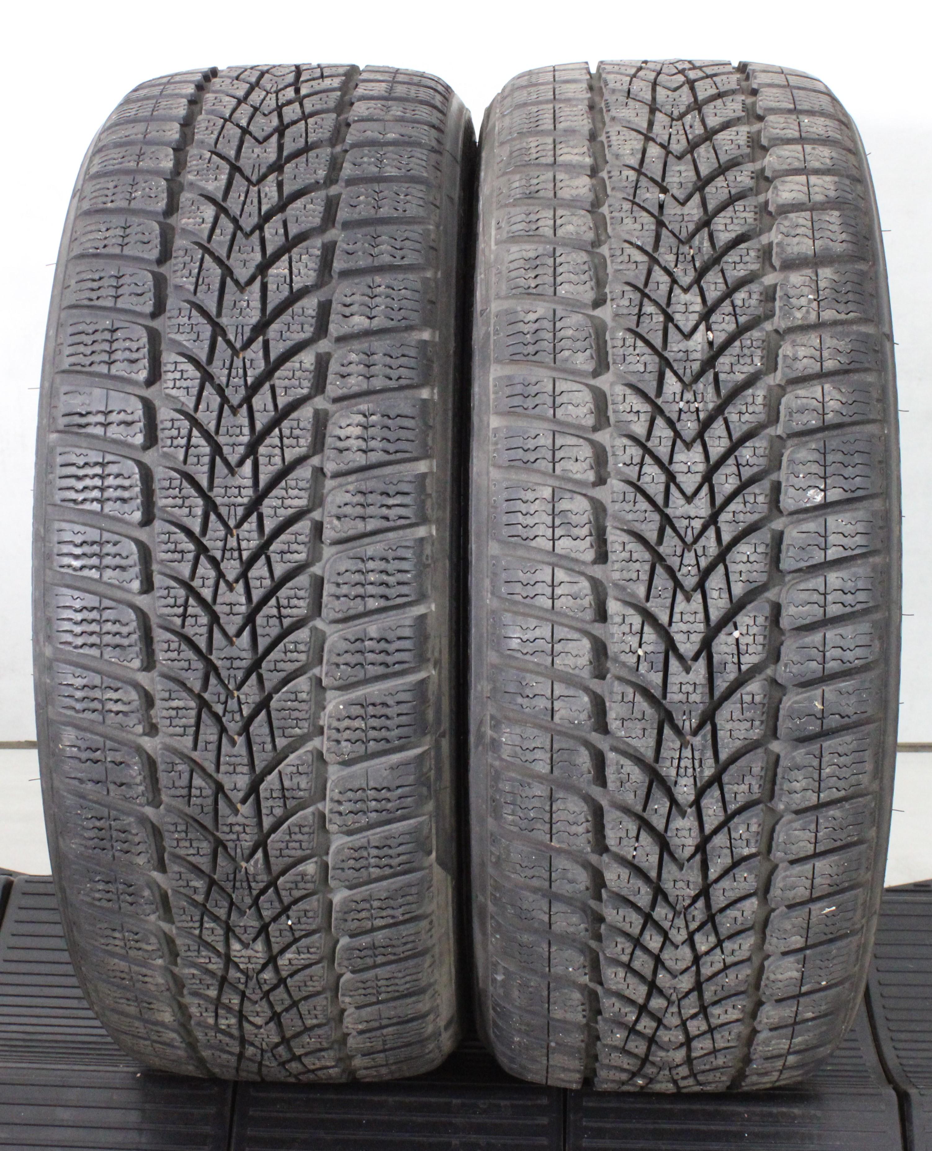 2 x 205/45R17 88V Winterreifen Dunlop SP Winter Sport 4D DSST* Runflat 1x6-6,5mm/1x7mm 2014
