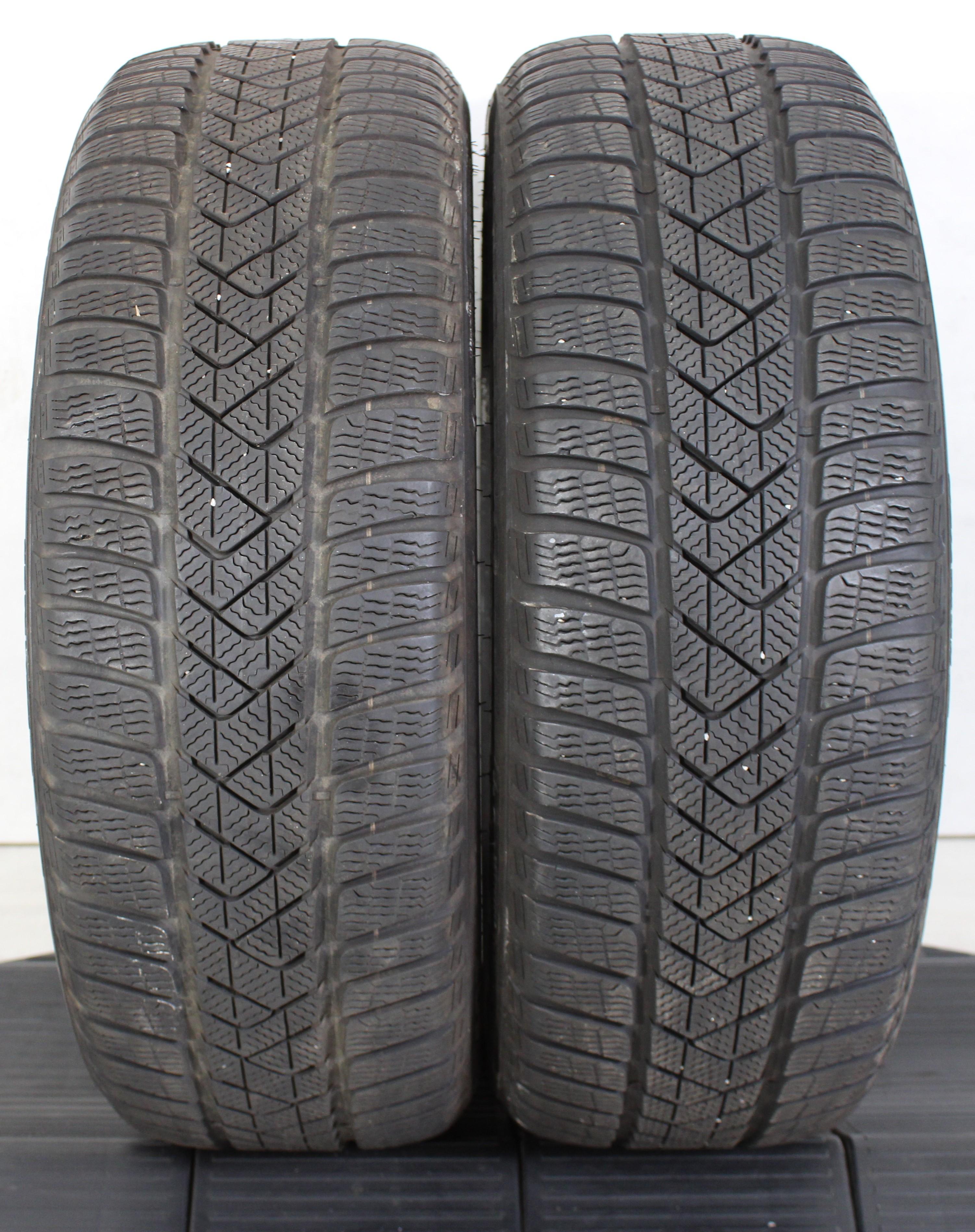 2 x 225/45R19 96V Winterreifen Pirelli Sottozero 3 Runflat 6-6,5mm 2018/2019 *