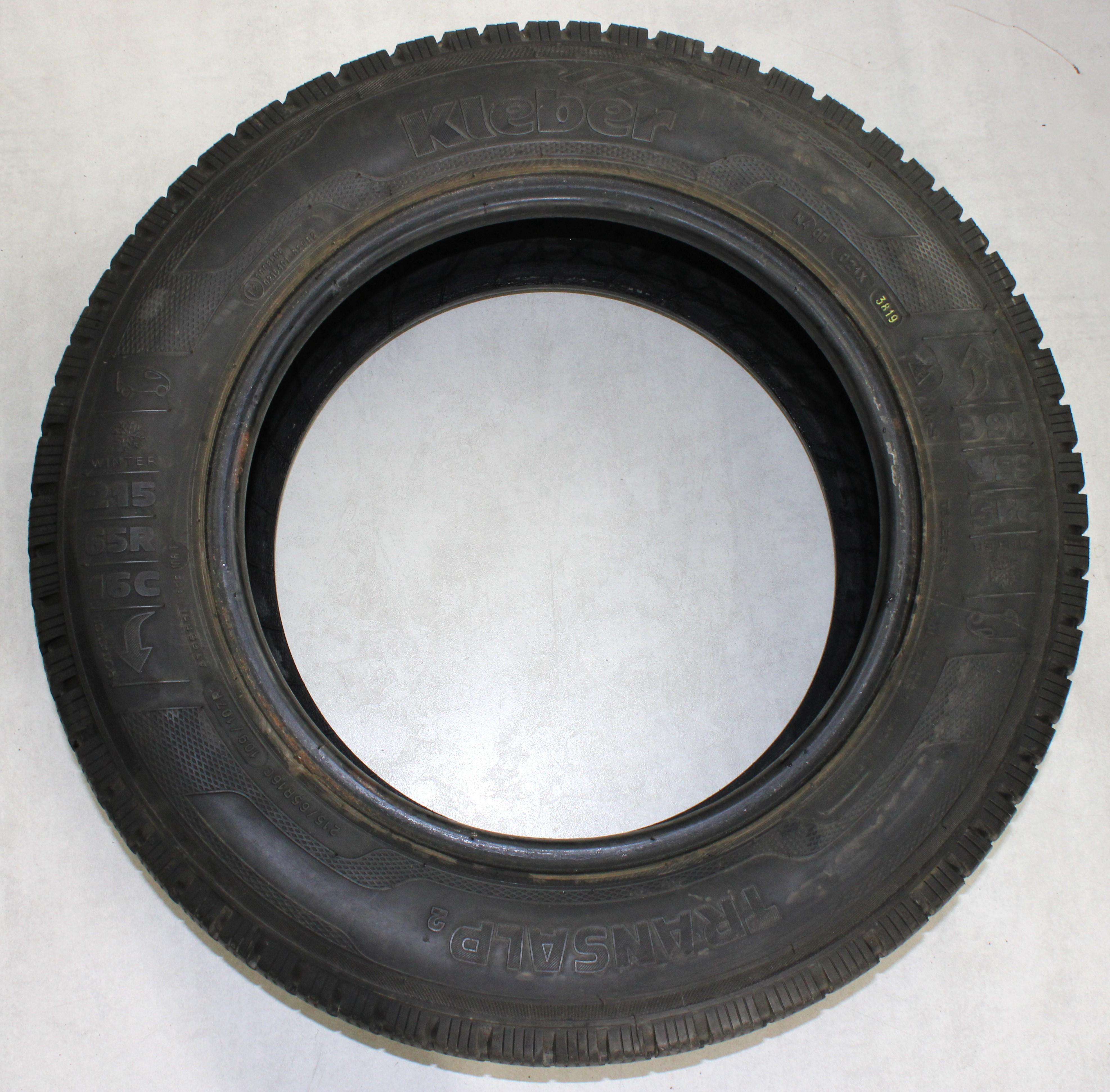 2 x 215/65R16C 109/107R Winterreifen Kleber Transalp 2 5mm 2019