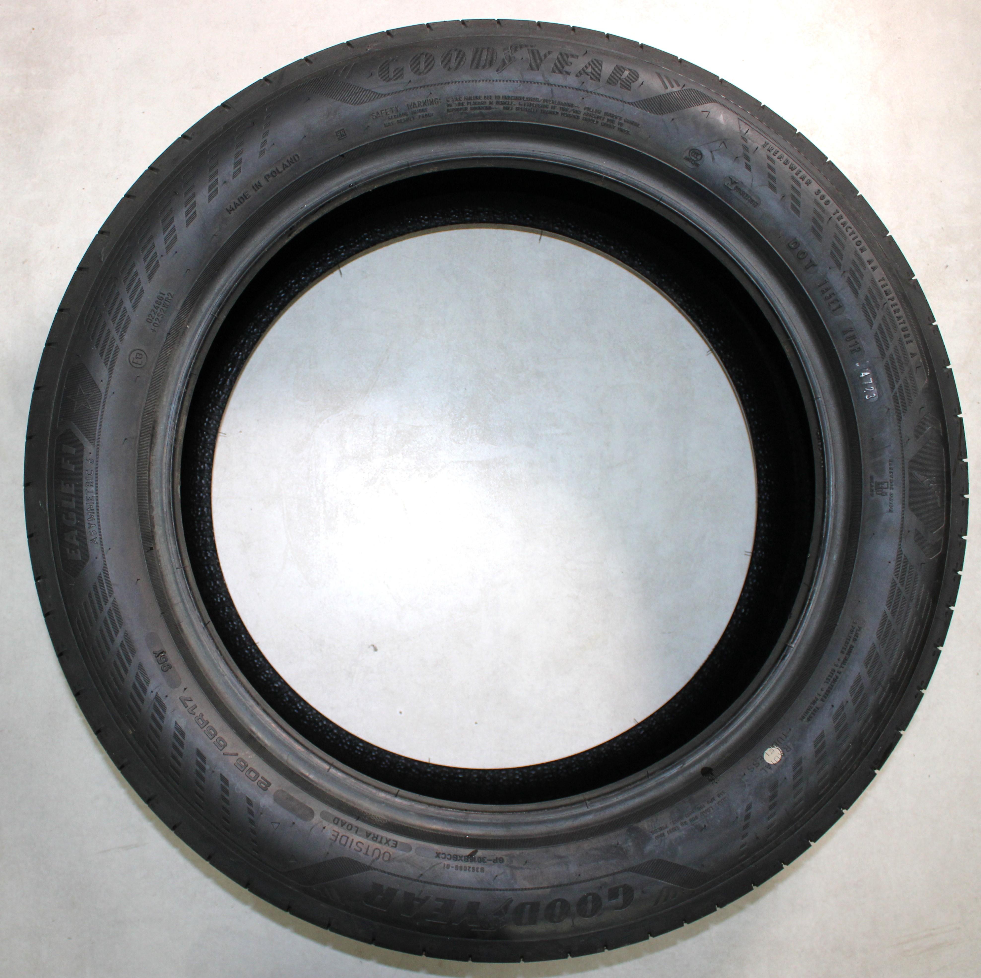 4 x 205/55R17 95Y Sommerreifen Goodyear Eagle F1 Asymmetric 6 Volles Profil 2023 XL