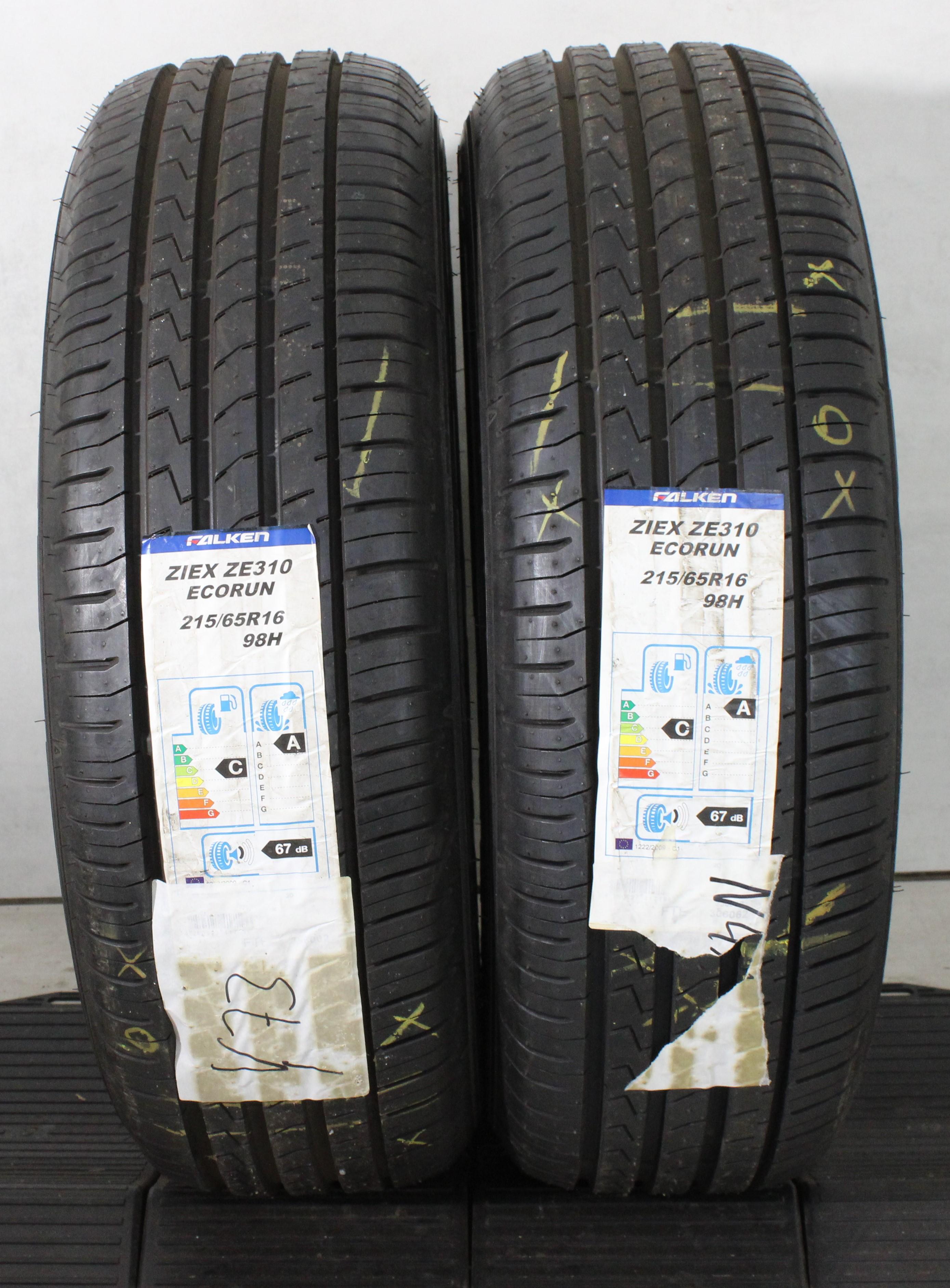 2 x 215/65R16 98H Sommerreifen Falken Ziex ZE310 EcoRun NEU 2018