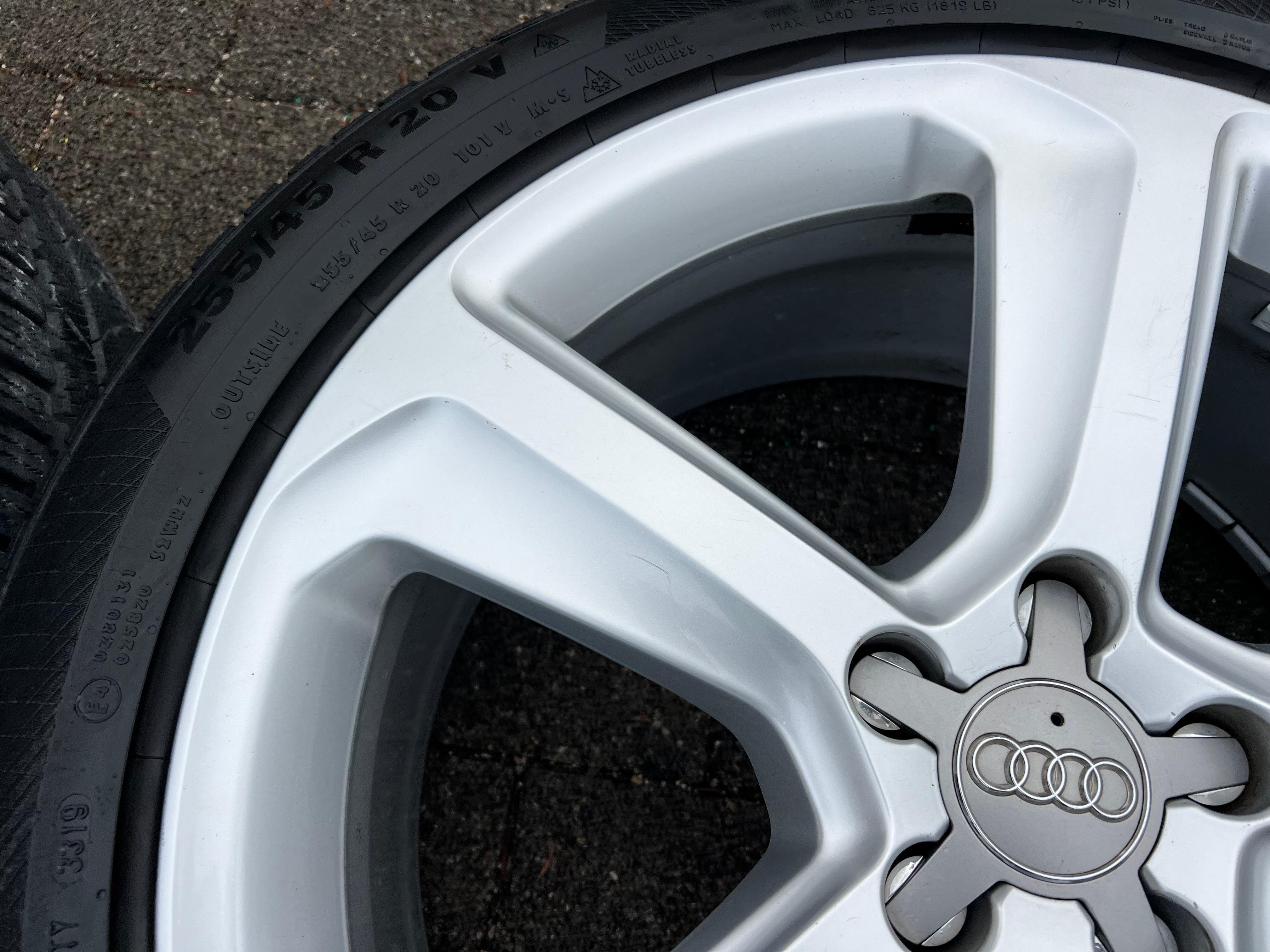 4 ORIGINAL 20" ALU WINTERRÄDER AUDI Q5 SQ5 8R 255/45R20 101V 8R0601025CJ