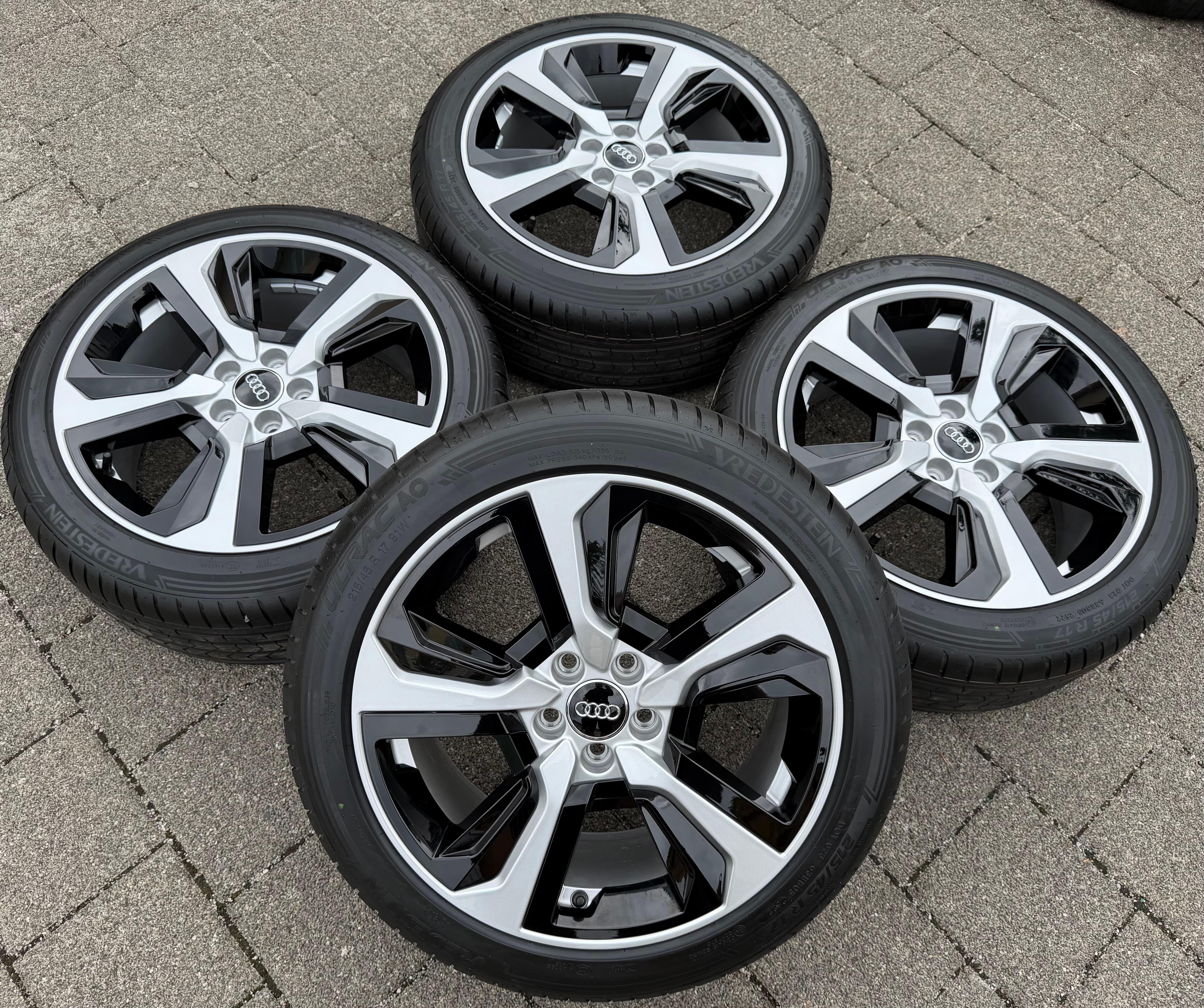 4 Original 17" Alu Sommerräder Audi A1 S1 GB GBA 82A601025AH 215/45R17 91W