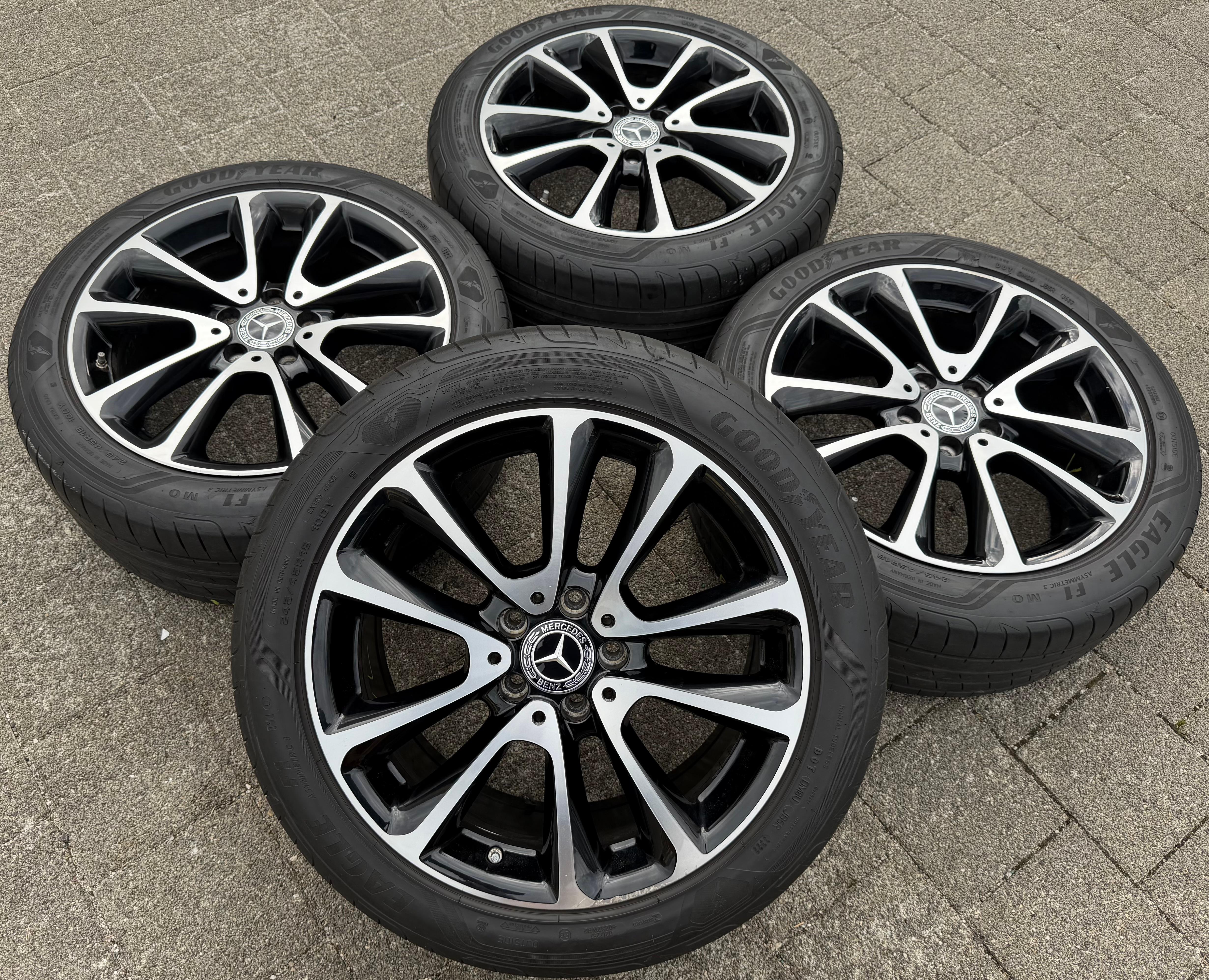 4 ORIGINAL 18" ALUFELGEN MERCEDES E-KLASSE W213 A2134011600 8x18 ET43 FREIHAUS