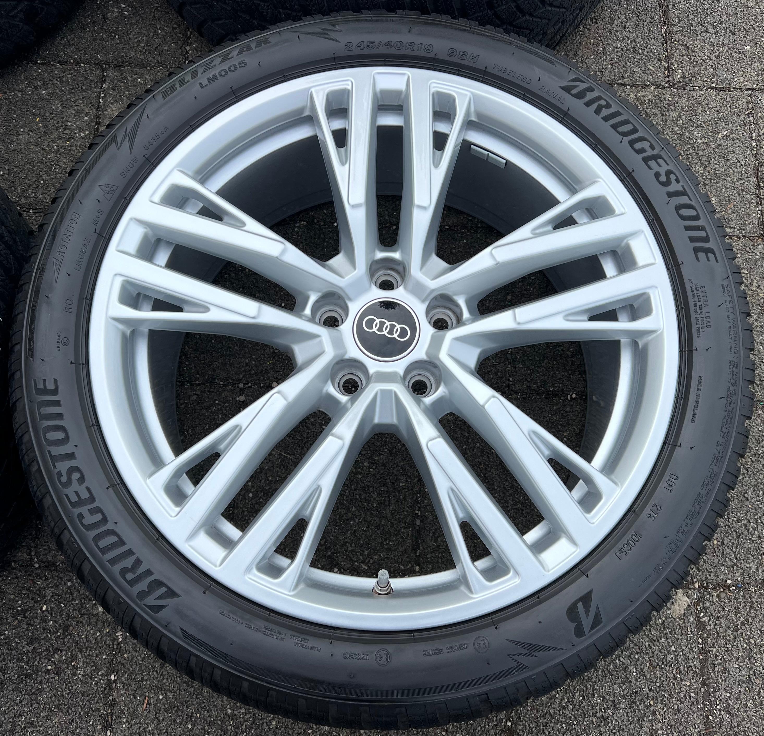 4 ORIGINAL 19" ALU WINTERRÄDER AUDI A5 S5 FU2 B10 8B3601025AS 245/40R19 98H 2024