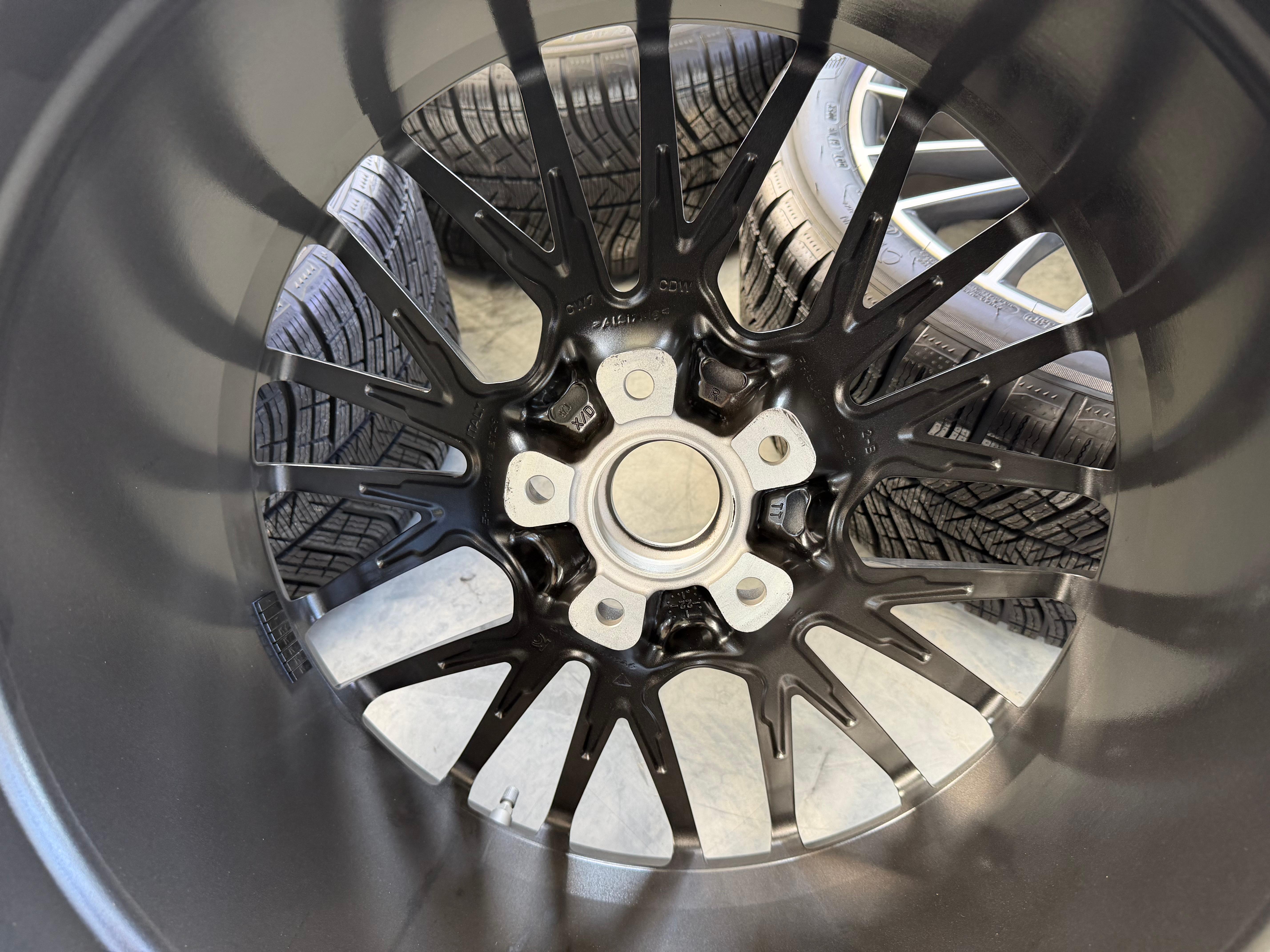 4 Original 21" Alu Winterräder Porsche Cayenne 9YA Michelin RDKS 9Y0601025BF 9Y3601025AC