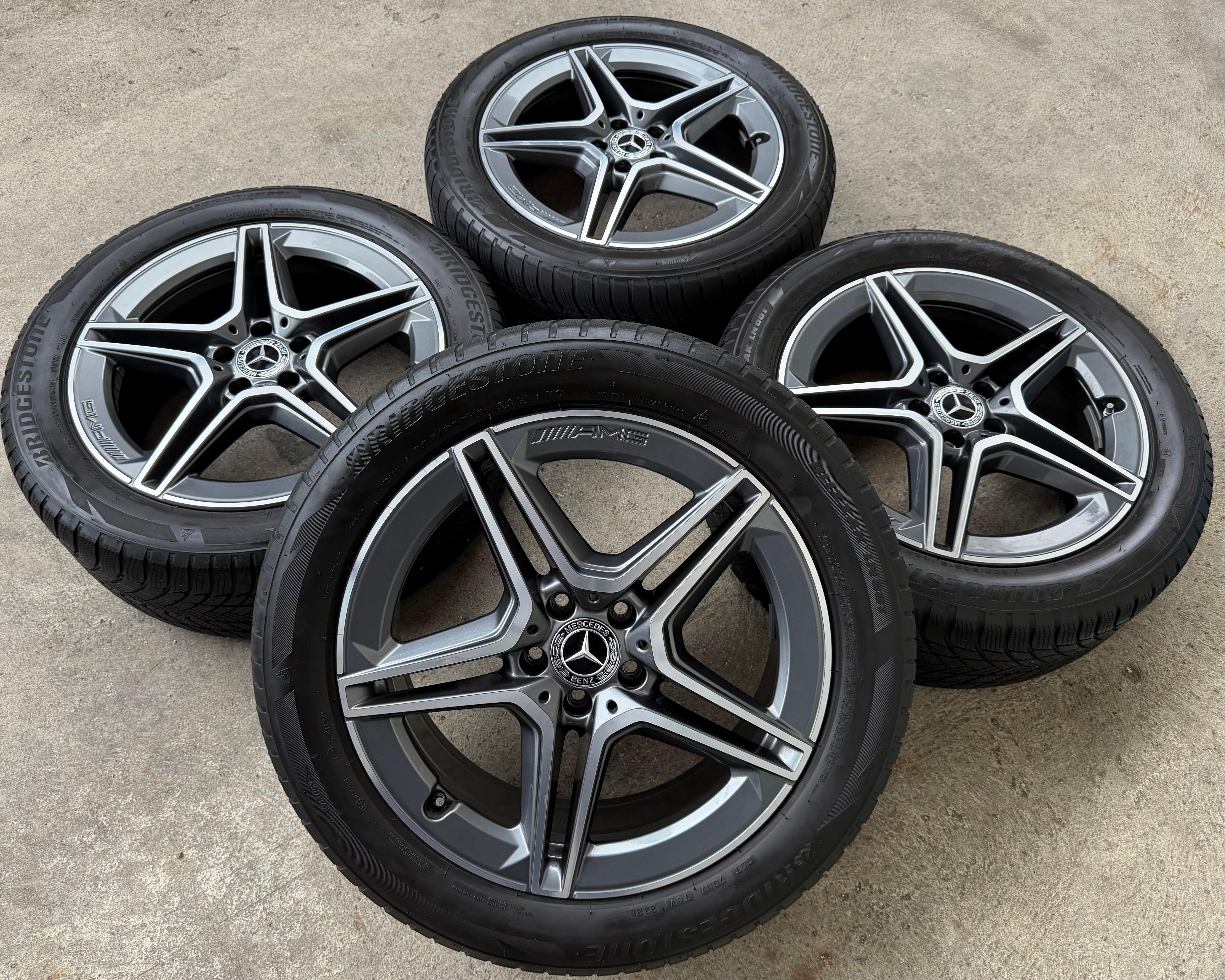 4 Original 19" Alufelgen Mercedes AMG GLA H247 GLB X247 A2474011500 7,5x19 ET53