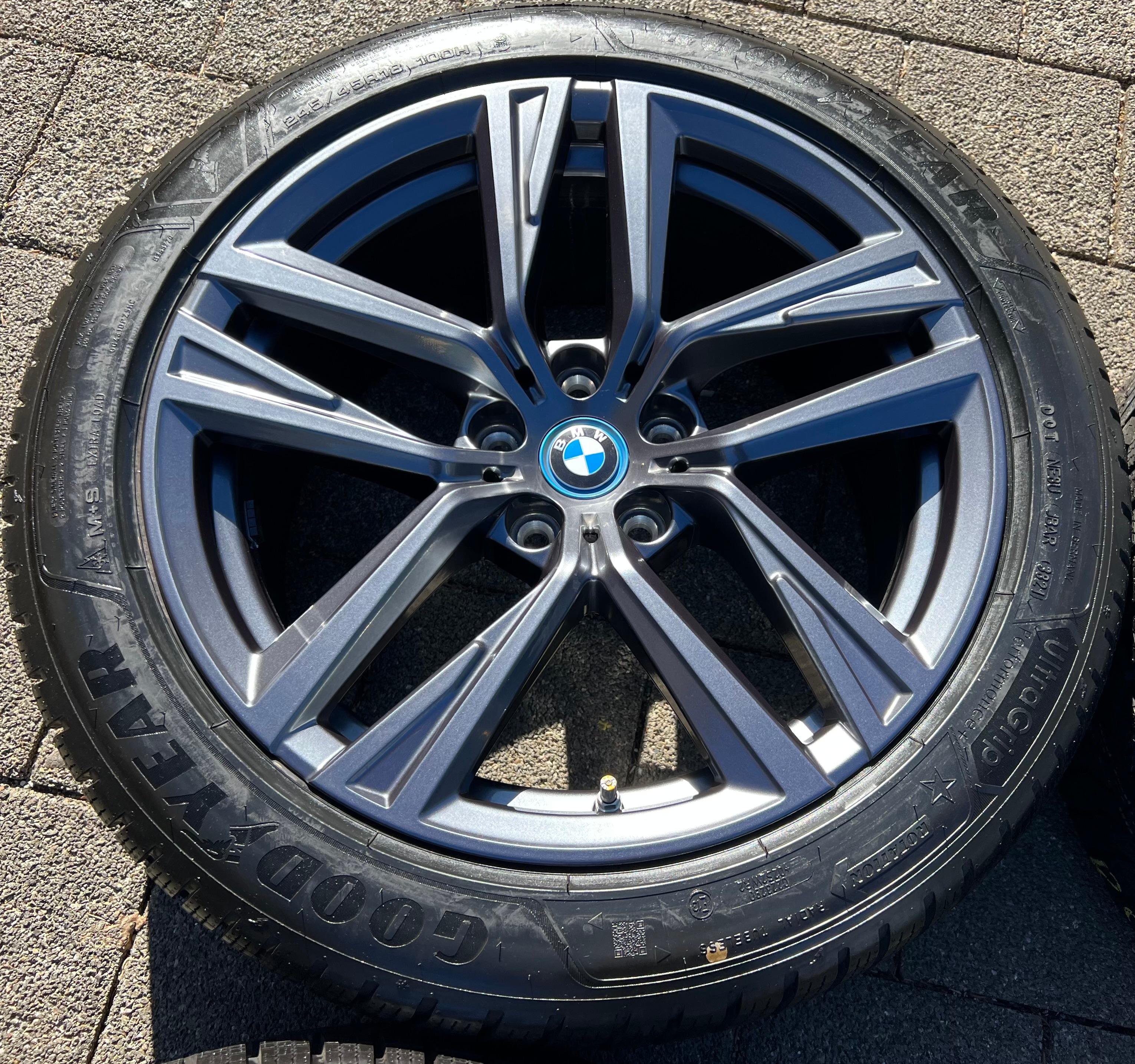 4 ORIGINELE 18" ALU WINTERWIELEN BMW 4-SERIES GRAN COUPE G26 i4 STYLING 853 VRIJWARING TPMS
