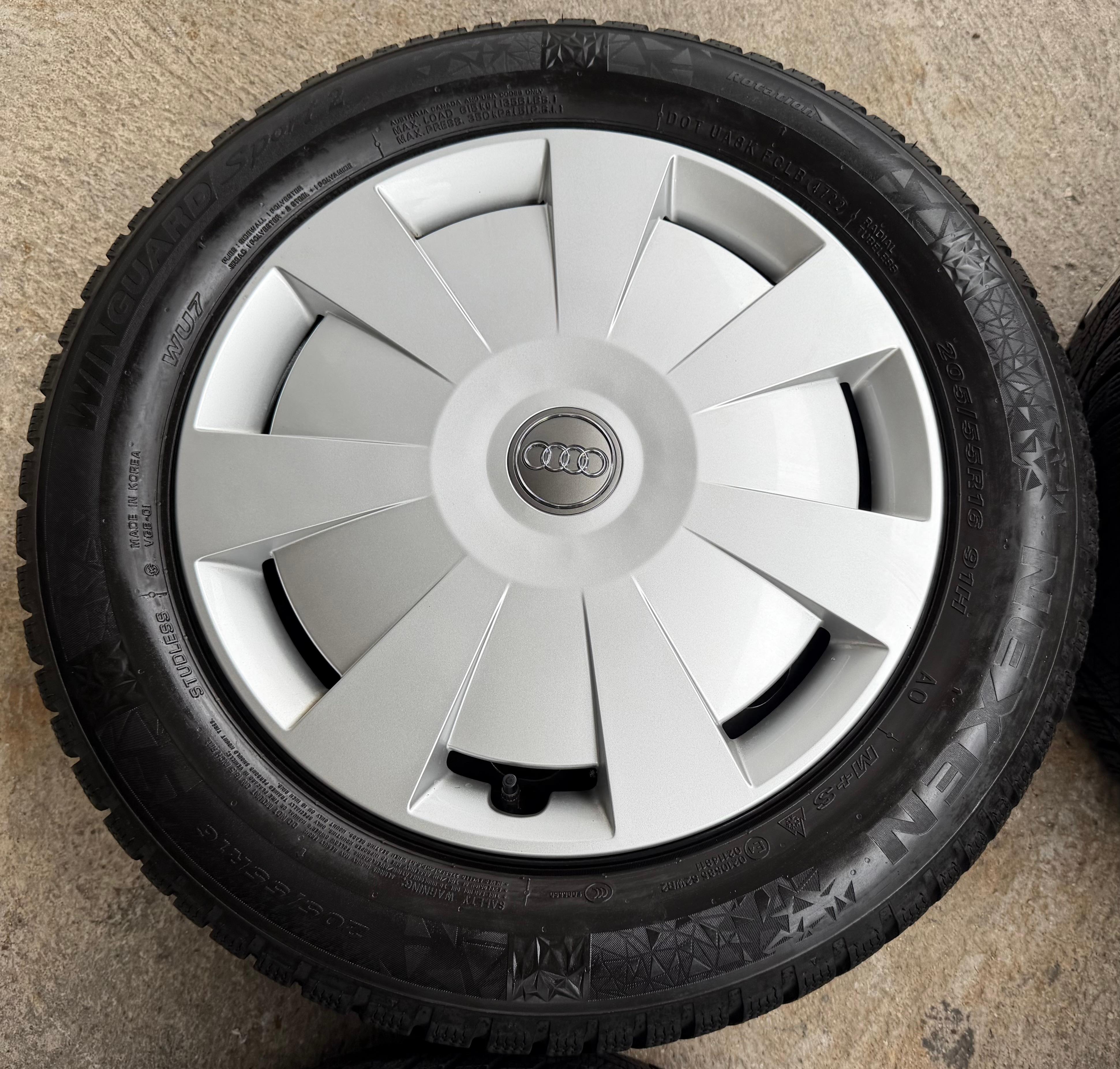4 Winterräder Audi A3 8V Sportback Cabrio  205/55R16 91H Nexen 8V0601027A 2022