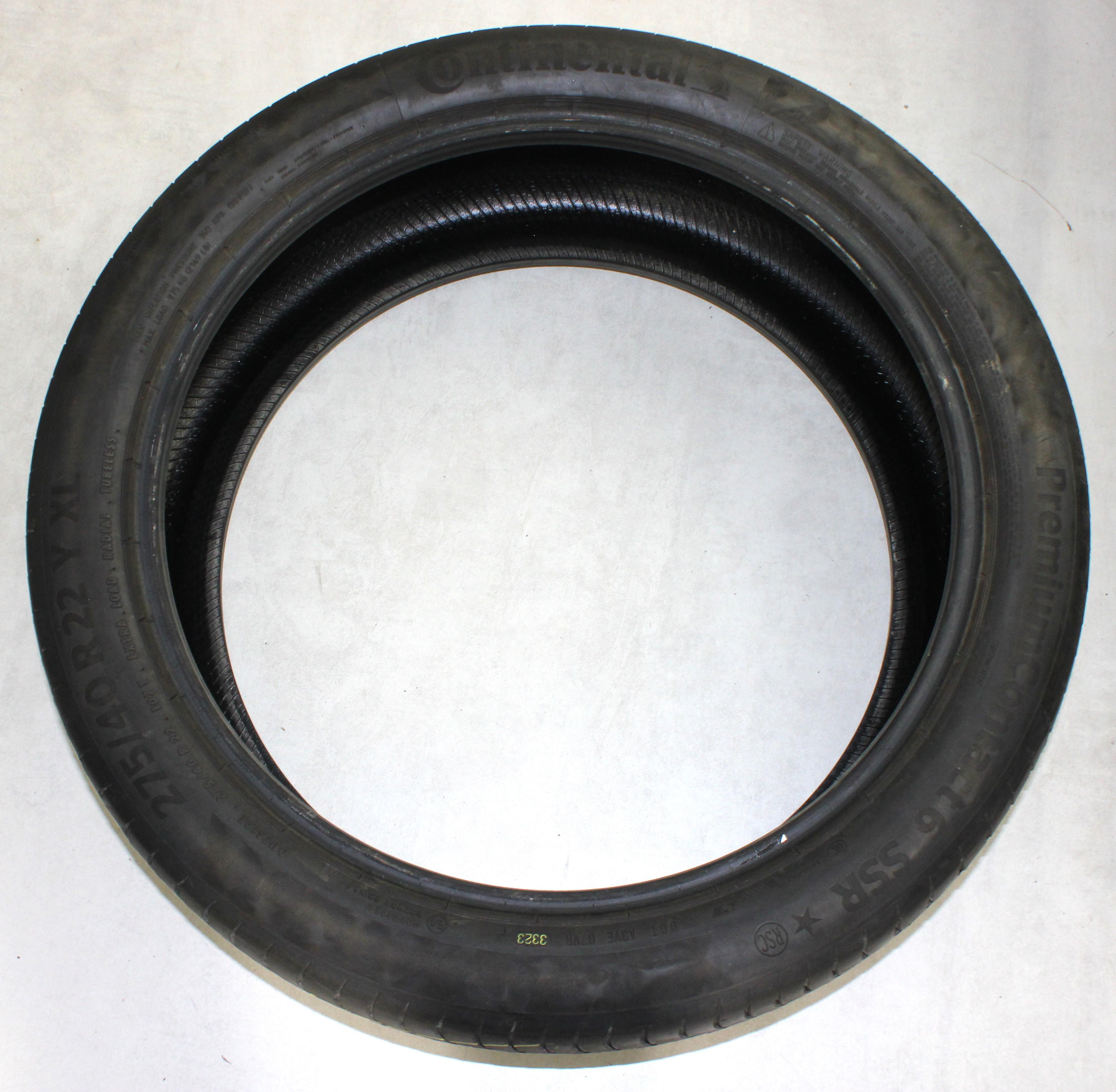 2 x 275/40R22 107Y Sommerreifen Continental Premium Contact 6 SSR* Runflat 4,5-5mm 2023 XL