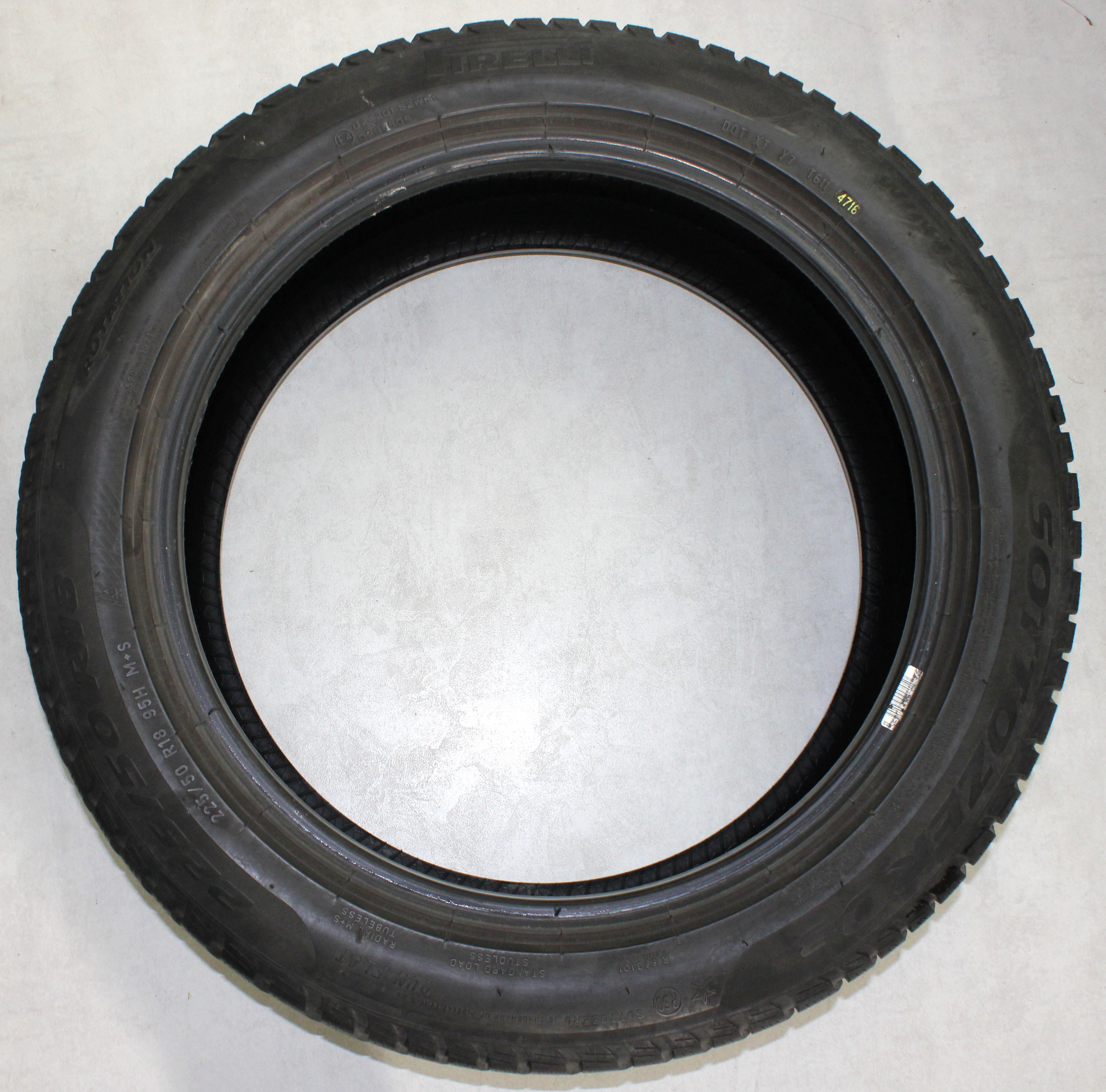 2 x 225/50R18 95H Winterreifen Pirelli Sottozero 3 * Runflat 6-6,5mm 2016/2023