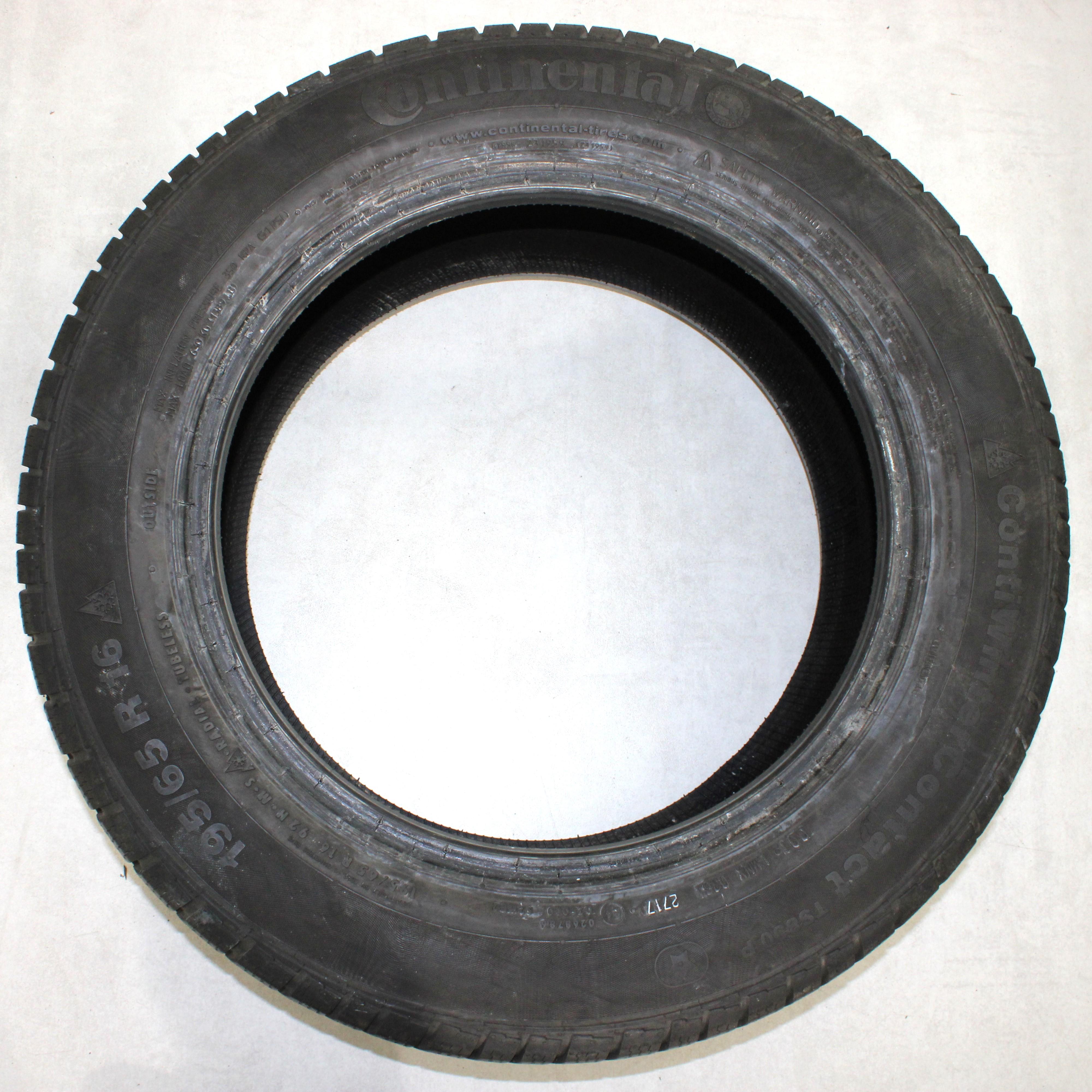 1 x 195/65R16 92H Winterreifen Continental Winter Contact TS830P 5,5-6mm 2017 *