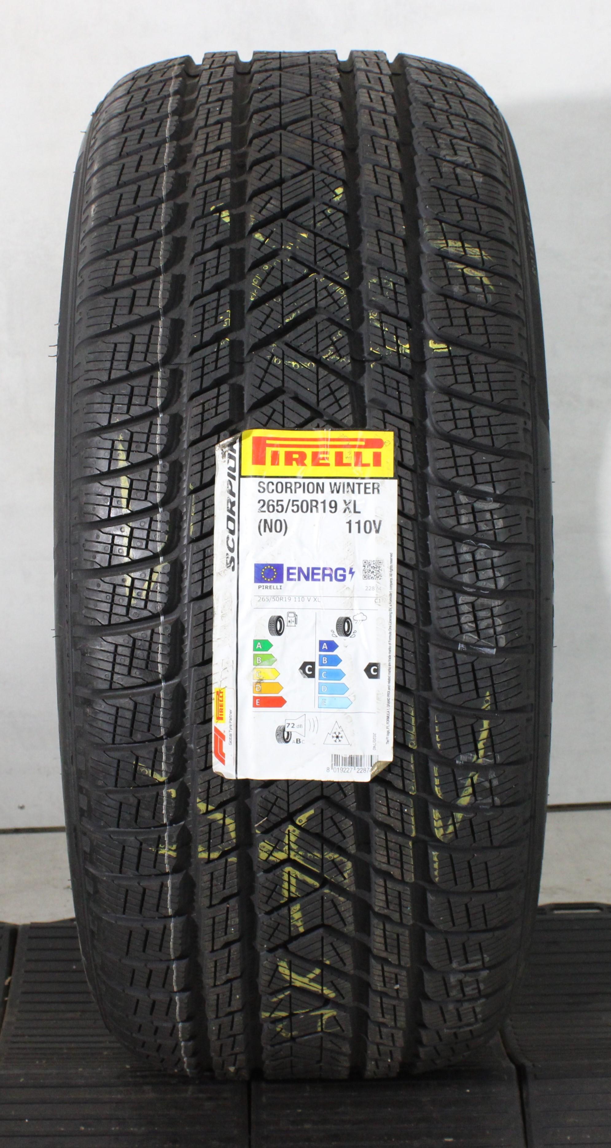 1 x 265/50R19 110V Winterreifen Pirelli Scorpion Winter N0 NEU 2022
