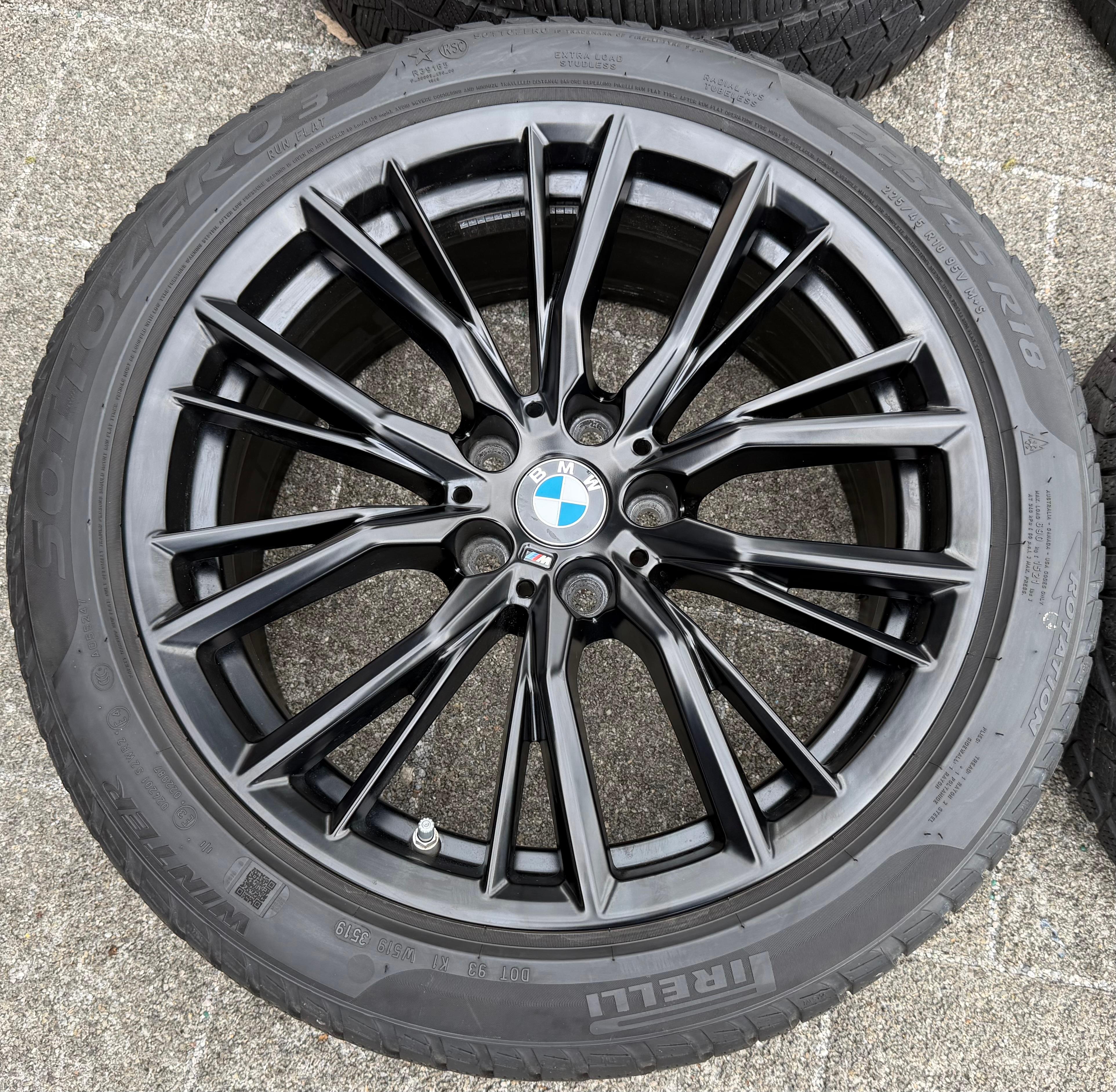 4 Original 18" Alu Winterräder BMW 3ER Reihe G20 G21 4ER G22 G23 2ER G42 M796 RDKS