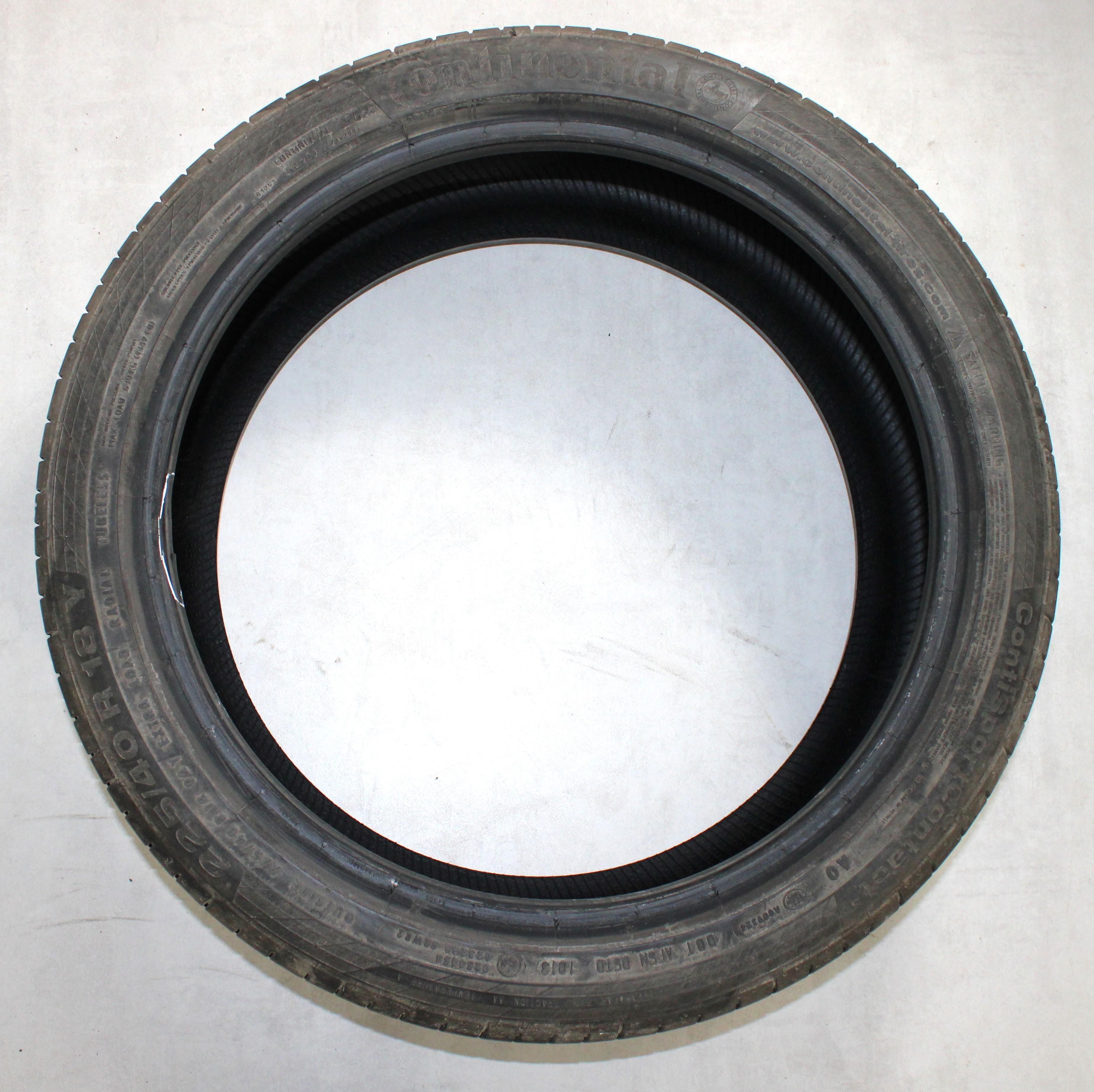 2 x 225/40R18 92Y Sommerreifen Continental Sport Contact 5 4,5-5mm 2013 AO