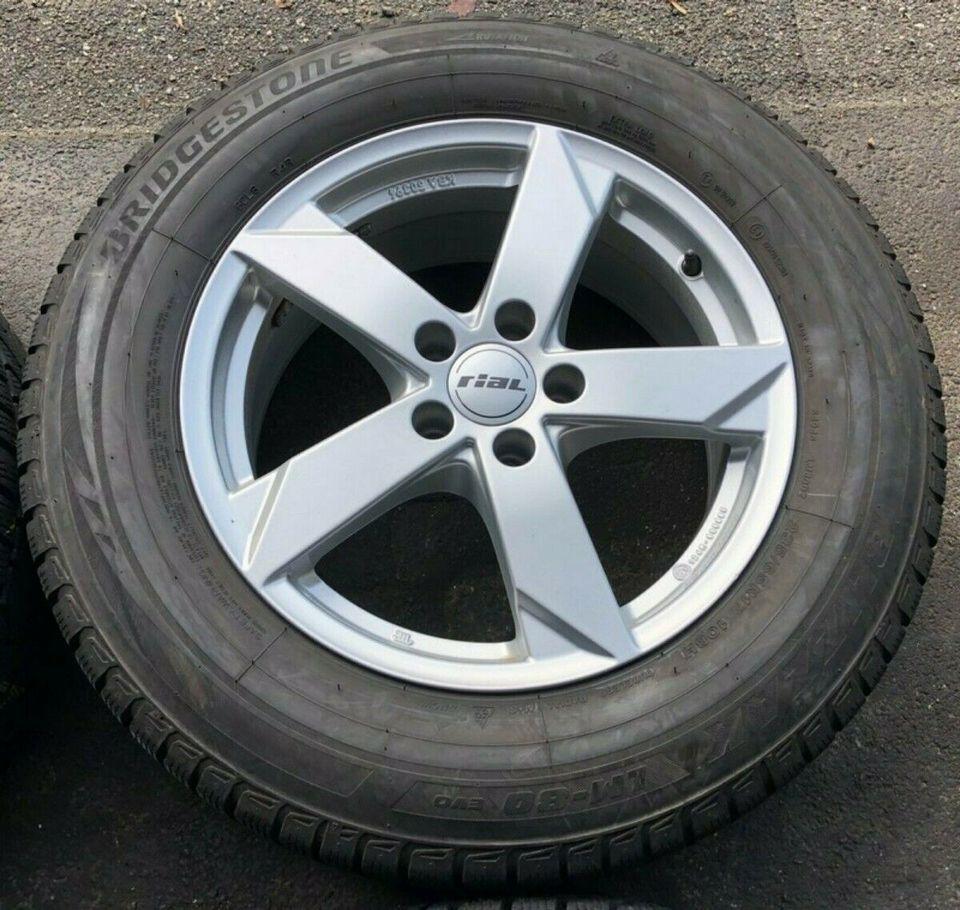 4 ROUES D'HIVER ALU 17" AUDI Q5 8R 235/65R17 108H BRIDGESTONE LIVRAISON GRATUITE