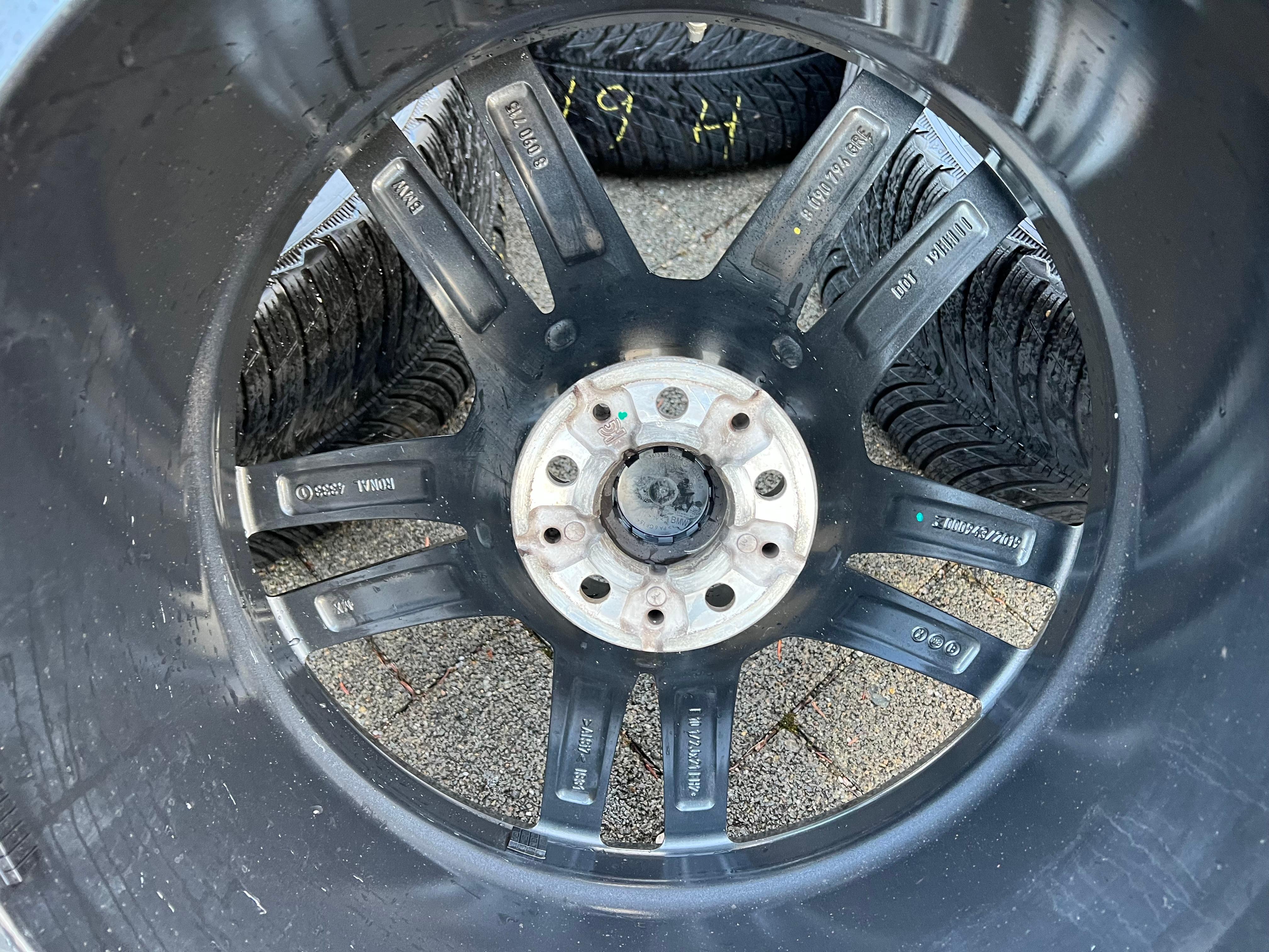 4 ORIGINELE 21" ALUMINIUM WINTERWIELEN BMW X5M F95 X6M F96 STYLING M808 295/35R21 107V GRATIS VERZENDING