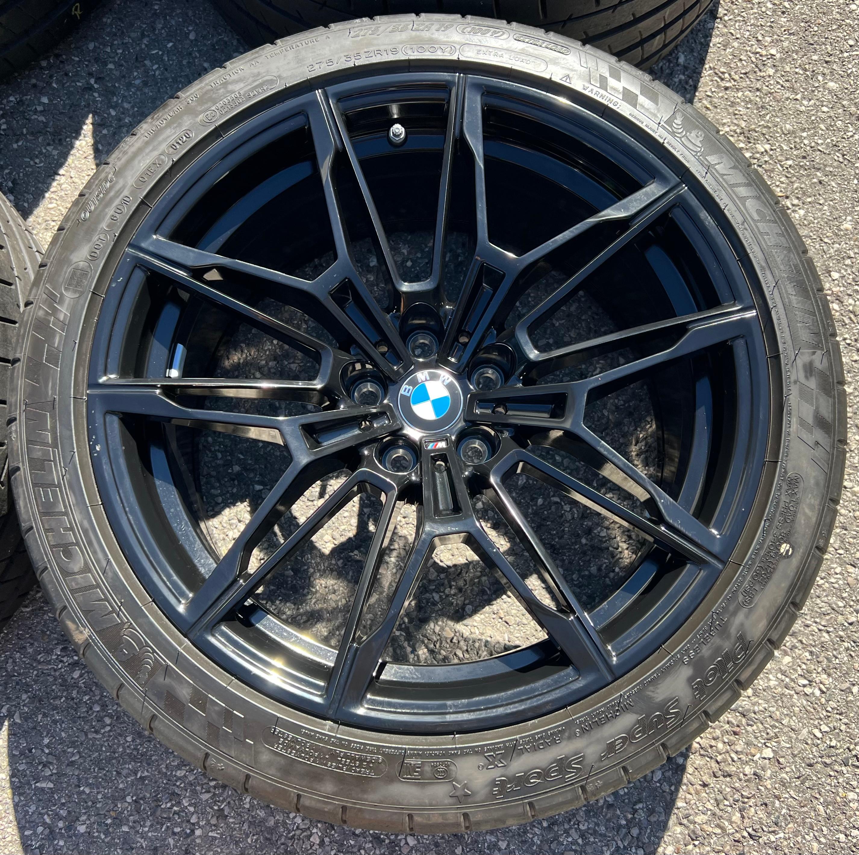 4 ORIGINELE 19" 20" ALUMINIUM ZOMERWIELEN BMW M3 G80 M4 G82 G83 STYLING M825 GRATIS LEVERING