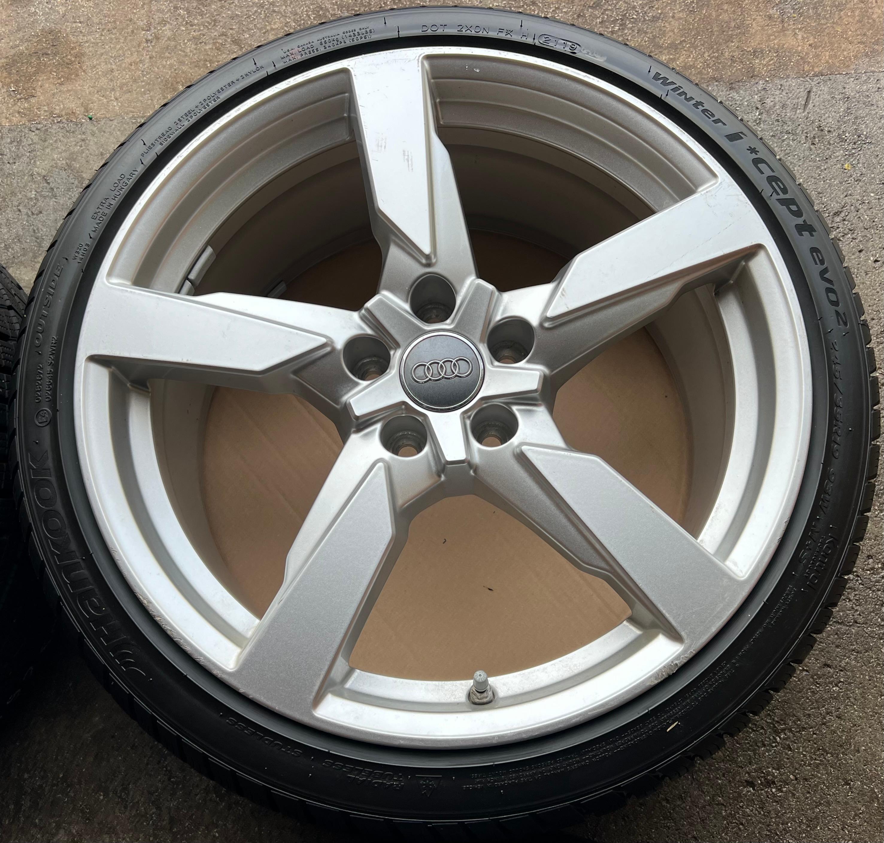 4 RUEDAS DE INVIERNO DE ALEACIÓN ORIGINALES DE 19" PARA AUDI TT TTS 8S 8S0601025AA 245/35R19 93W ENVÍO GRATUITO
