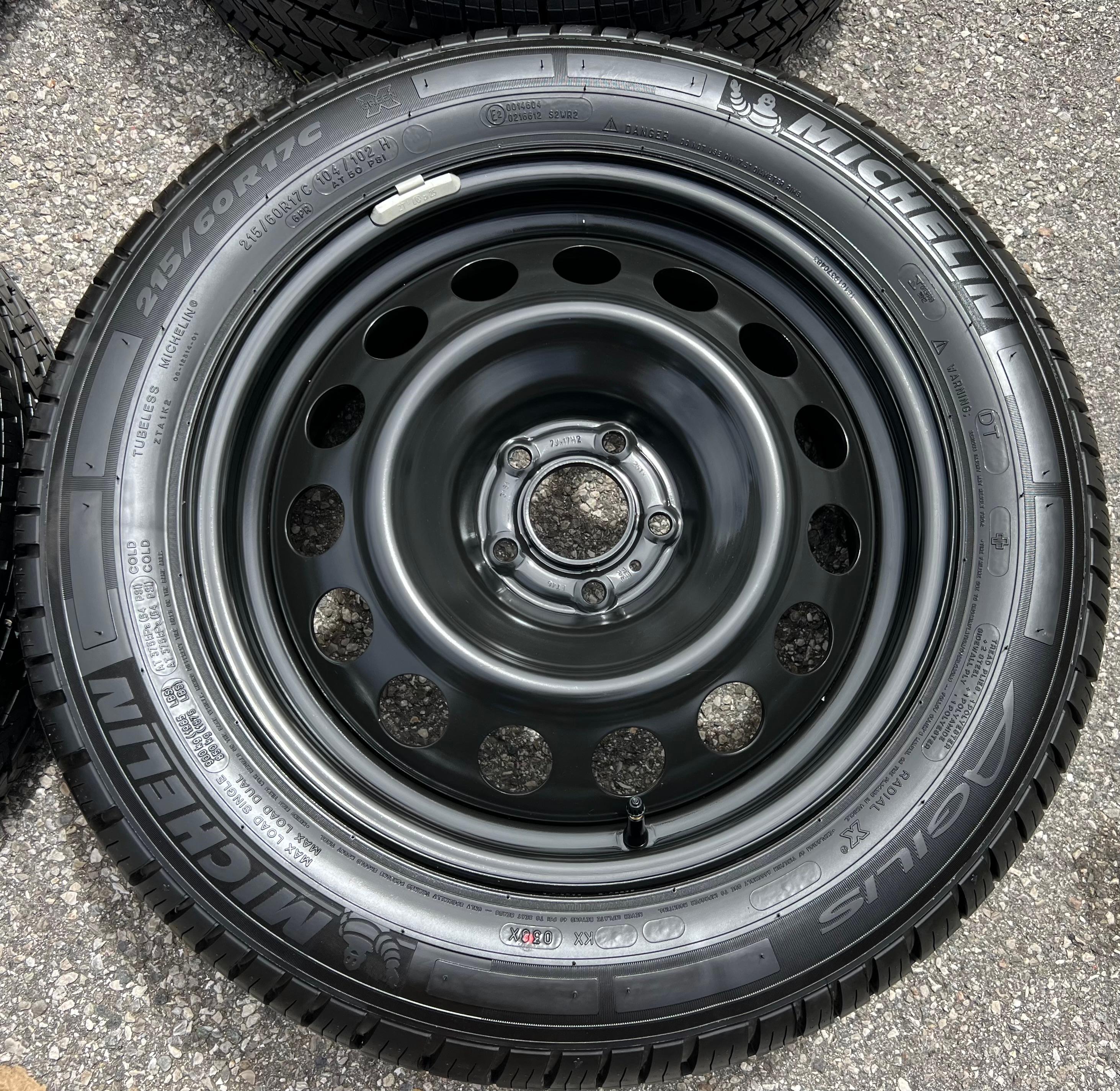 4 ROUES D'ÉTÉ PEUGEOT EXPERT V 215/60R17C 104/102H MICHELIN AGILIS 2023 FRANCO DOMICILE