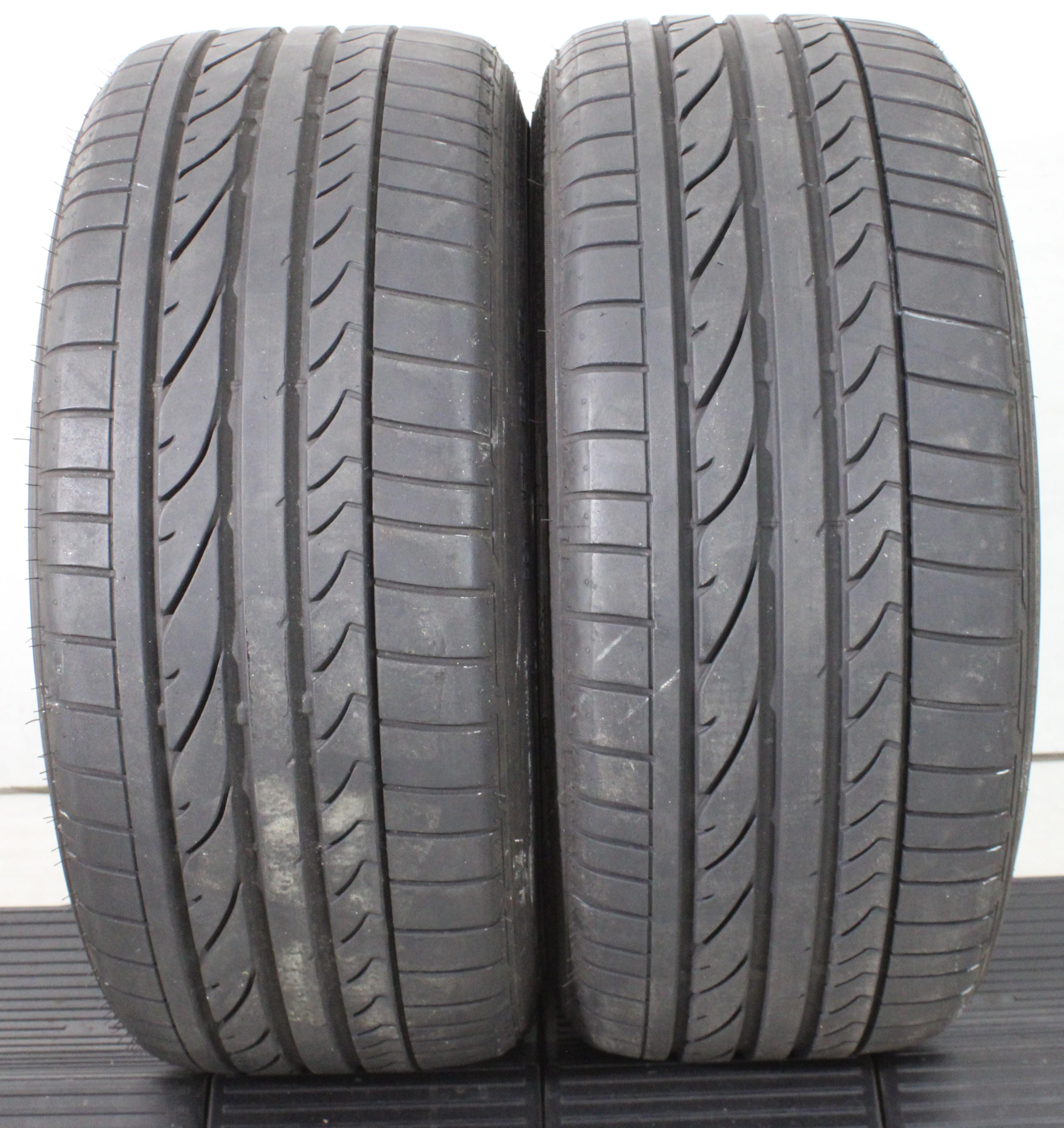 2 x 225/40R18 92Y Sommerreifen Bridgestone Potenza RE050A I Runflat 6-6,5mm 2018 *