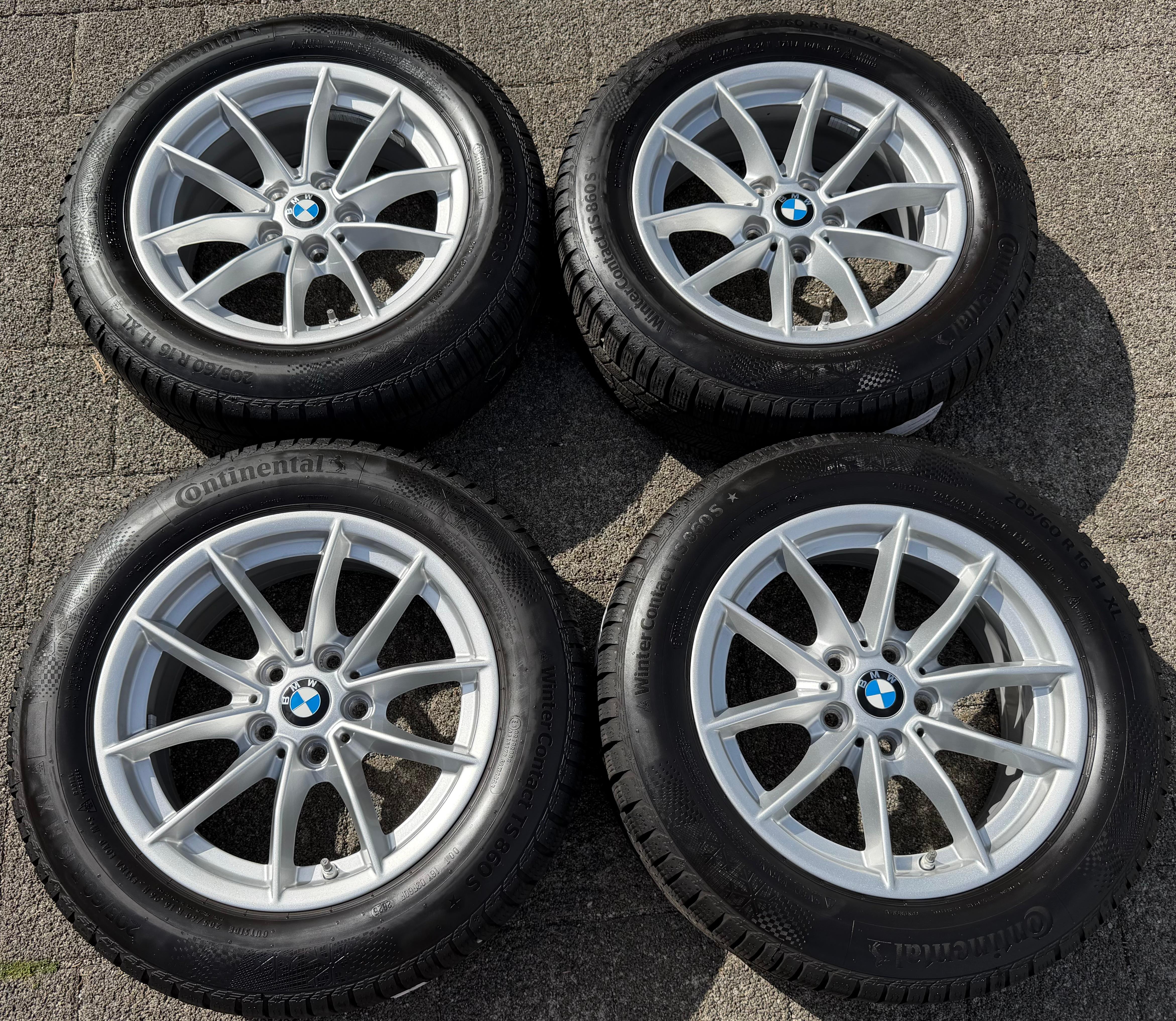 4 Original 16" Alu Winterräder BMW 3er Reihe G20 G21 205/60R16 96H RDKS 2025