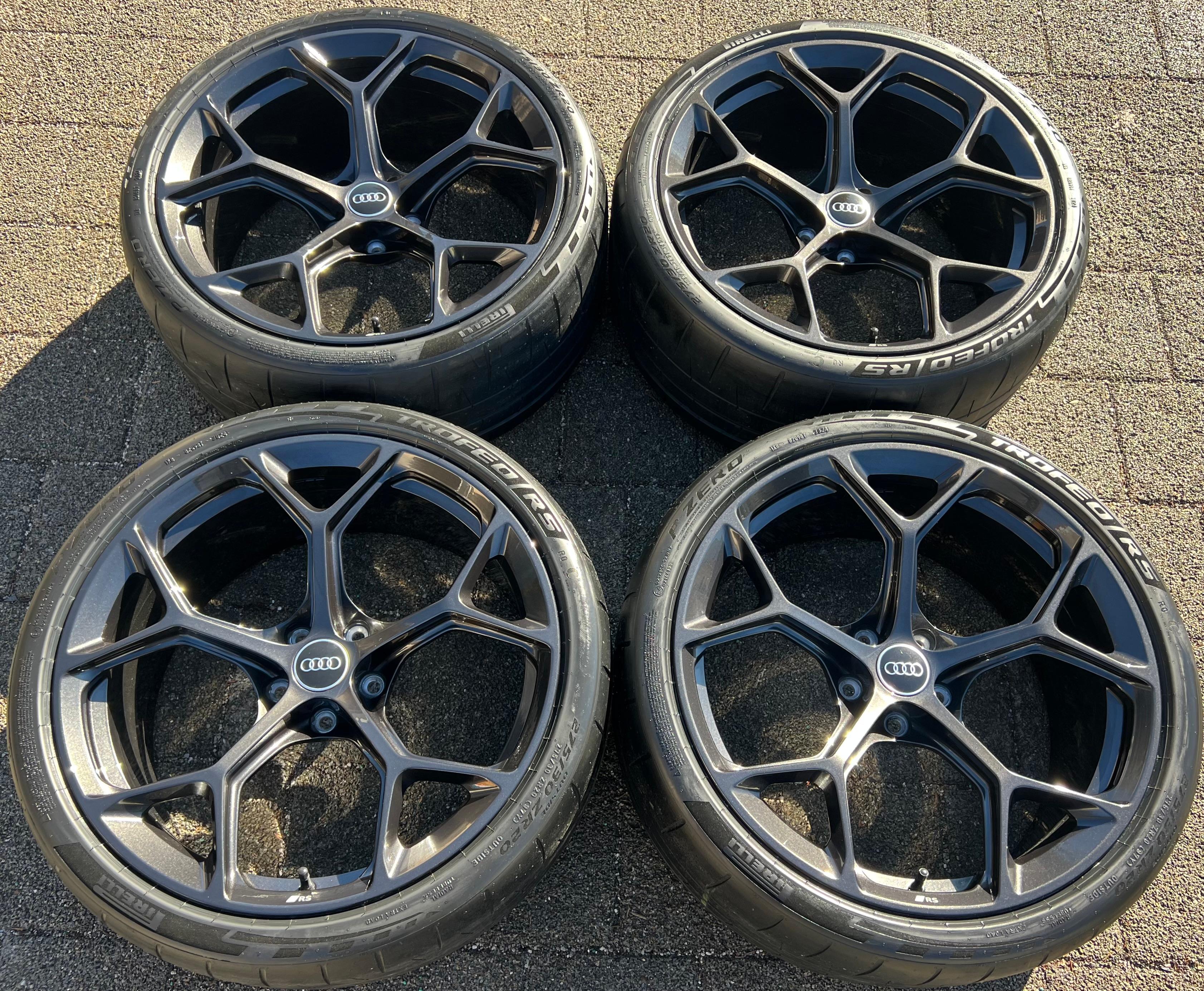 4 ORIGINELE 20" ALU-ZOMERWIELEN AUDI RS4 RS5 8W 275/30R20 97Y 8W0601025GJ GRATIS VERZENDING